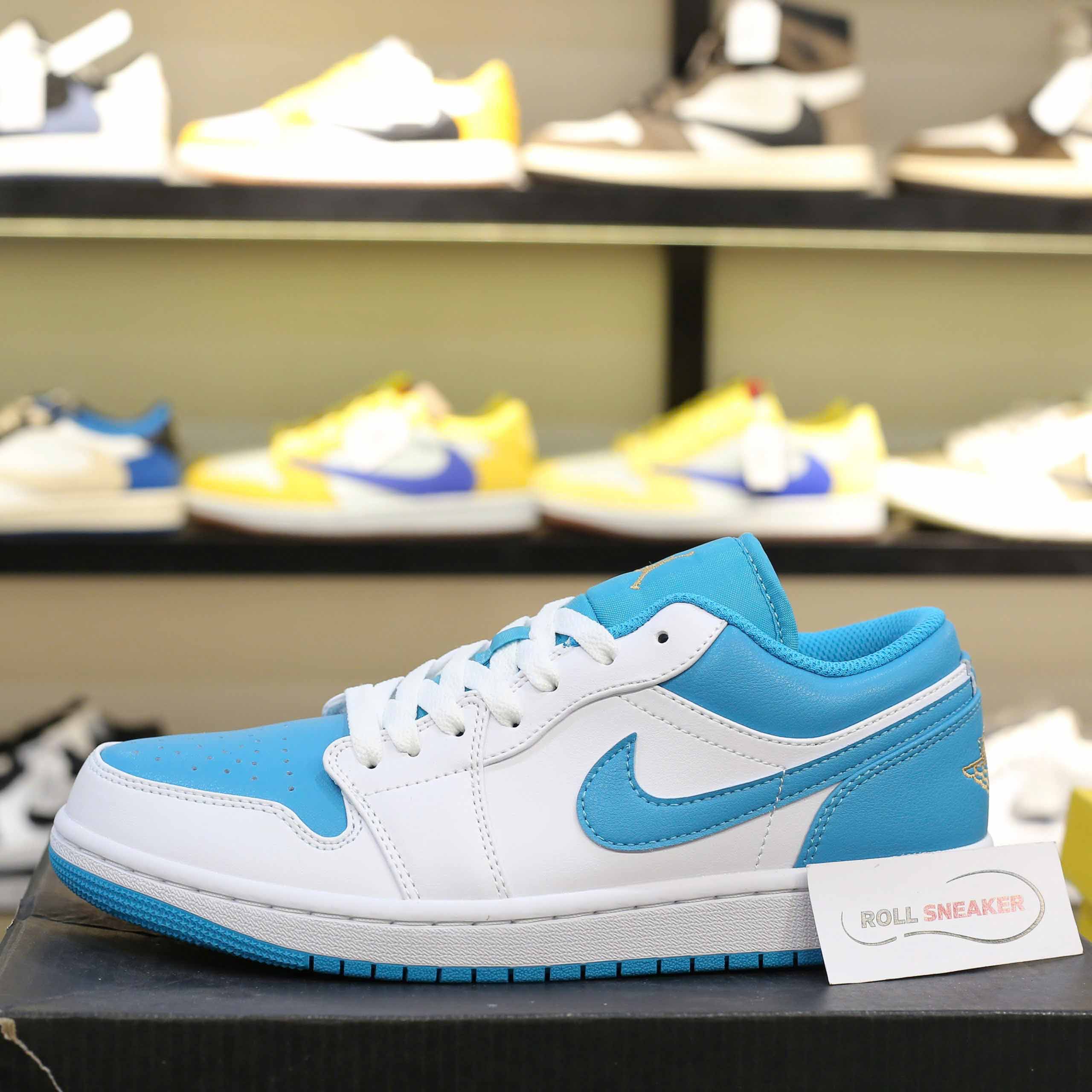 Giày Nike Air Jordan 1 Low Aquatone Like Auth