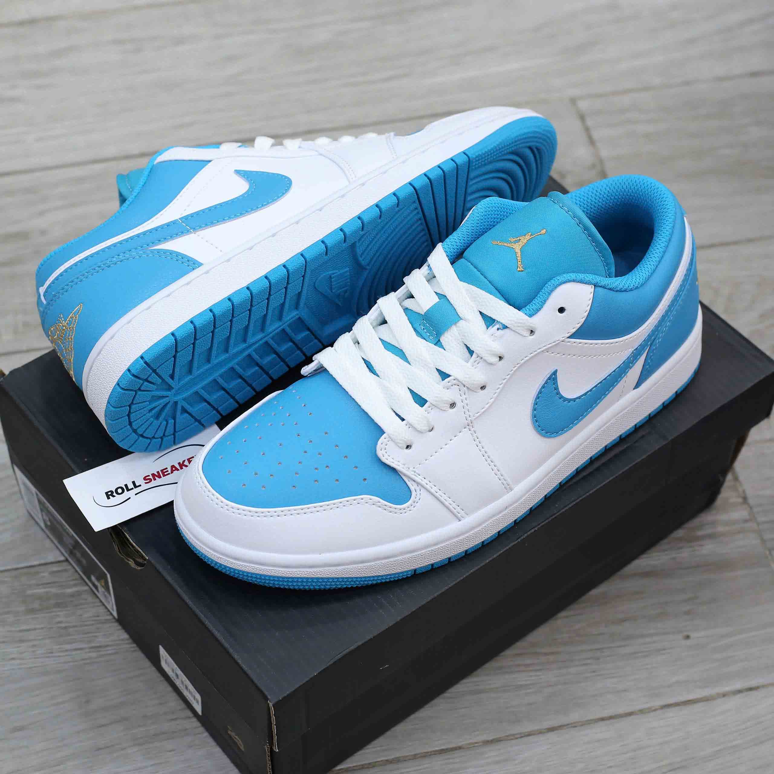 Giày Nike Air Jordan 1 Low Aquatone Like Auth