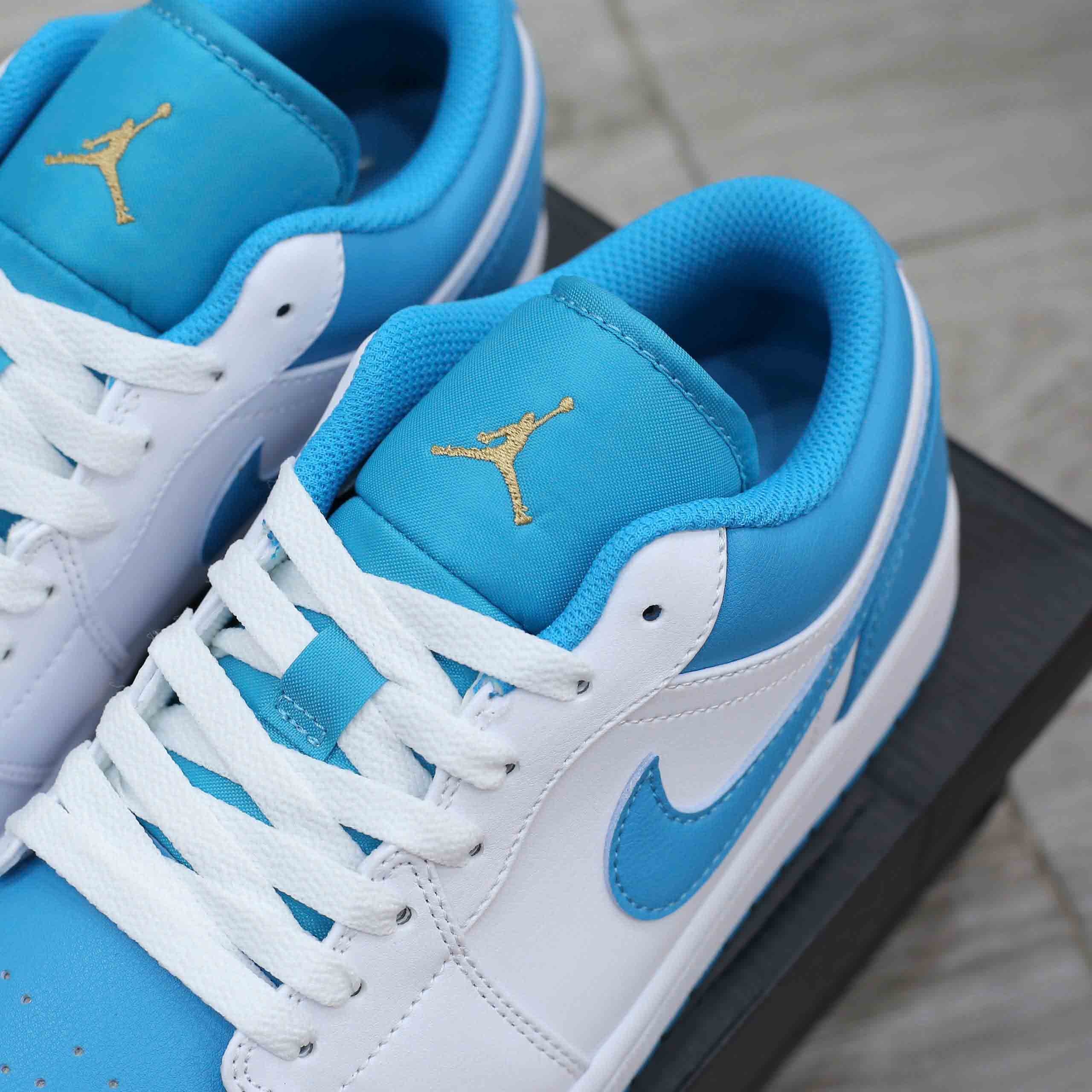 Giày Nike Air Jordan 1 Low Aquatone Like Auth