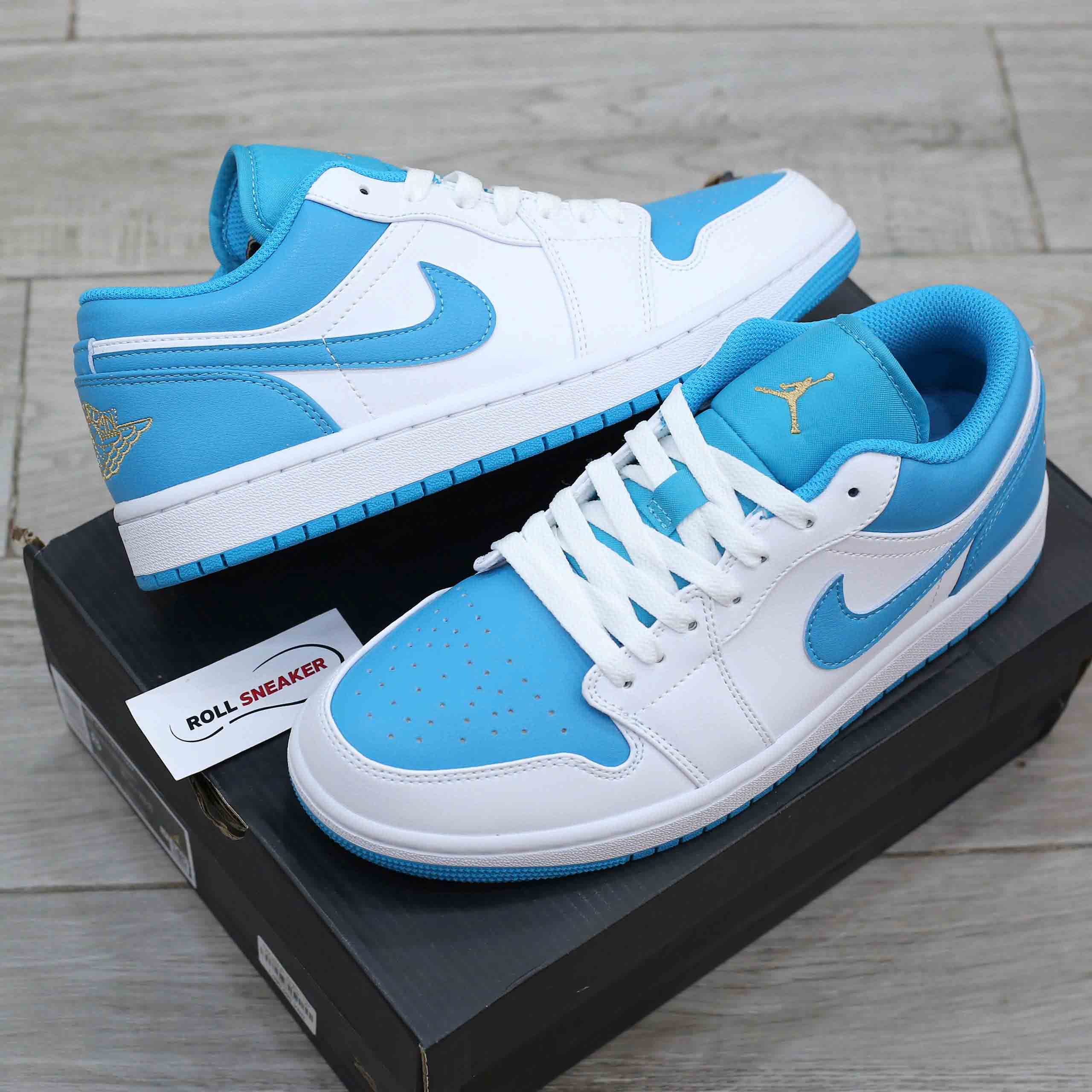Giày Nike Air Jordan 1 Low Aquatone Like Auth
