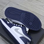 Giày Nike Air Jordan 1 Low ‘Midnight Navy Wolf Grey’ Like Auth