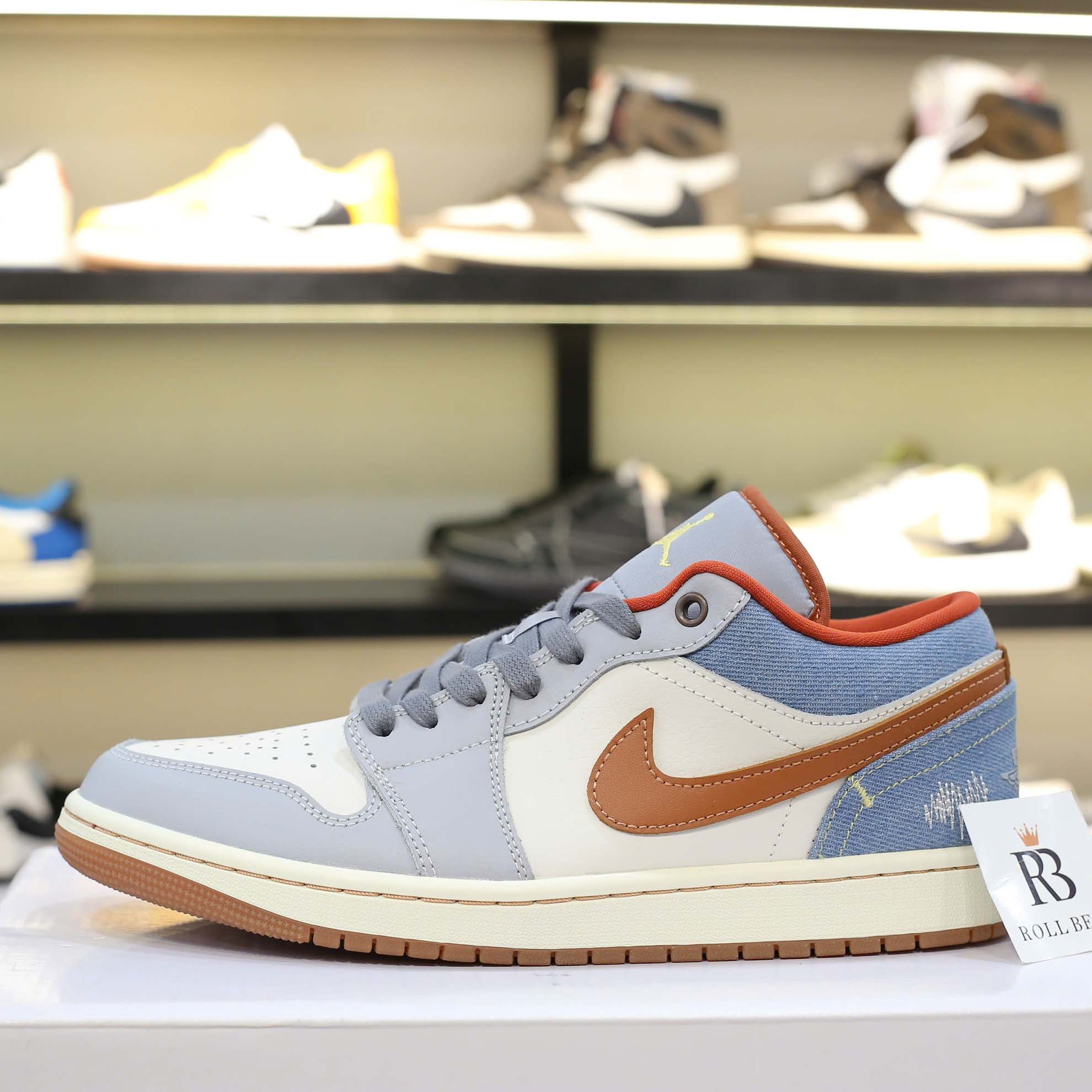 Giày Nike Air Jordan 1 Low Phantom Denim Best Quality