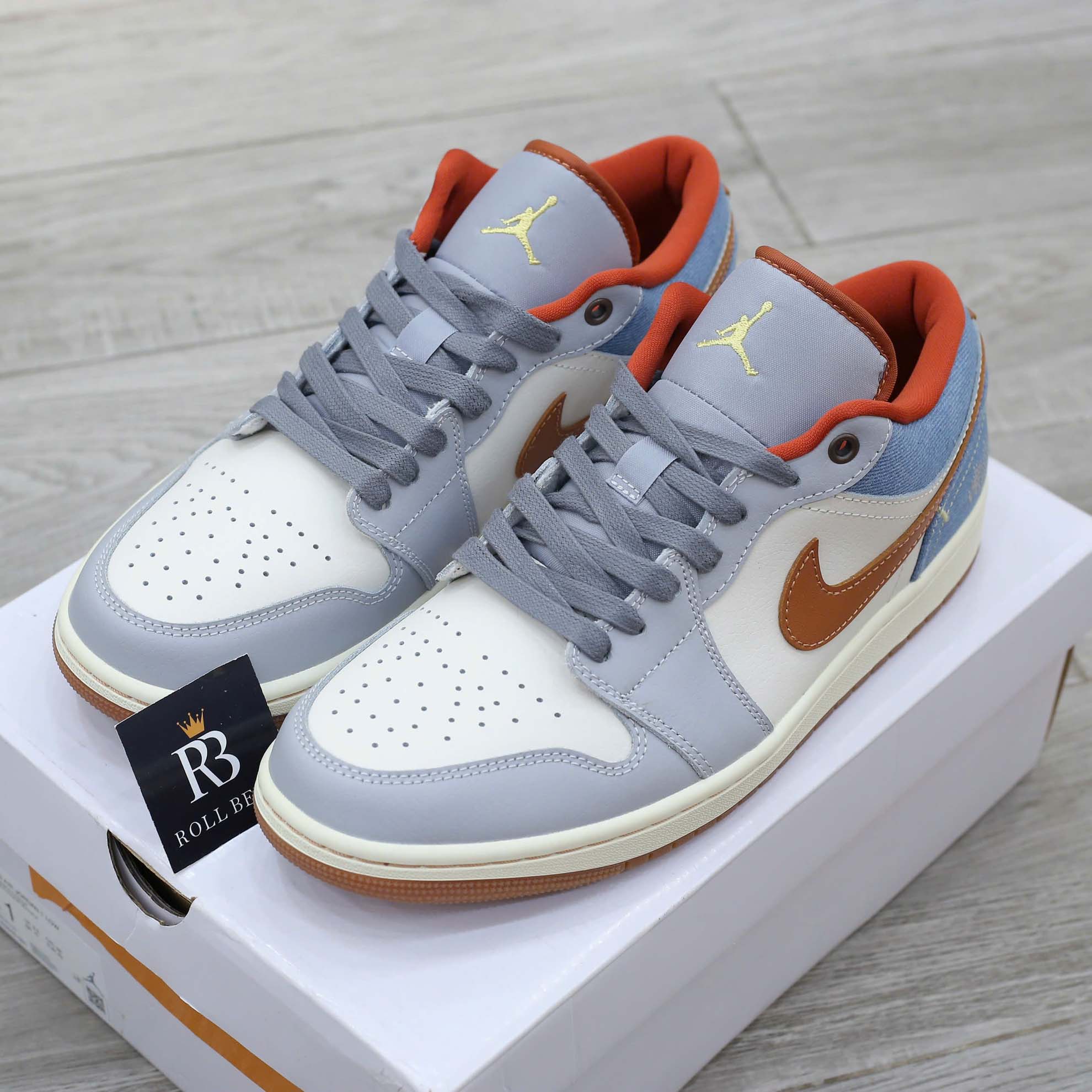 Giày Nike Air Jordan 1 Low Phantom Denim Best Quality