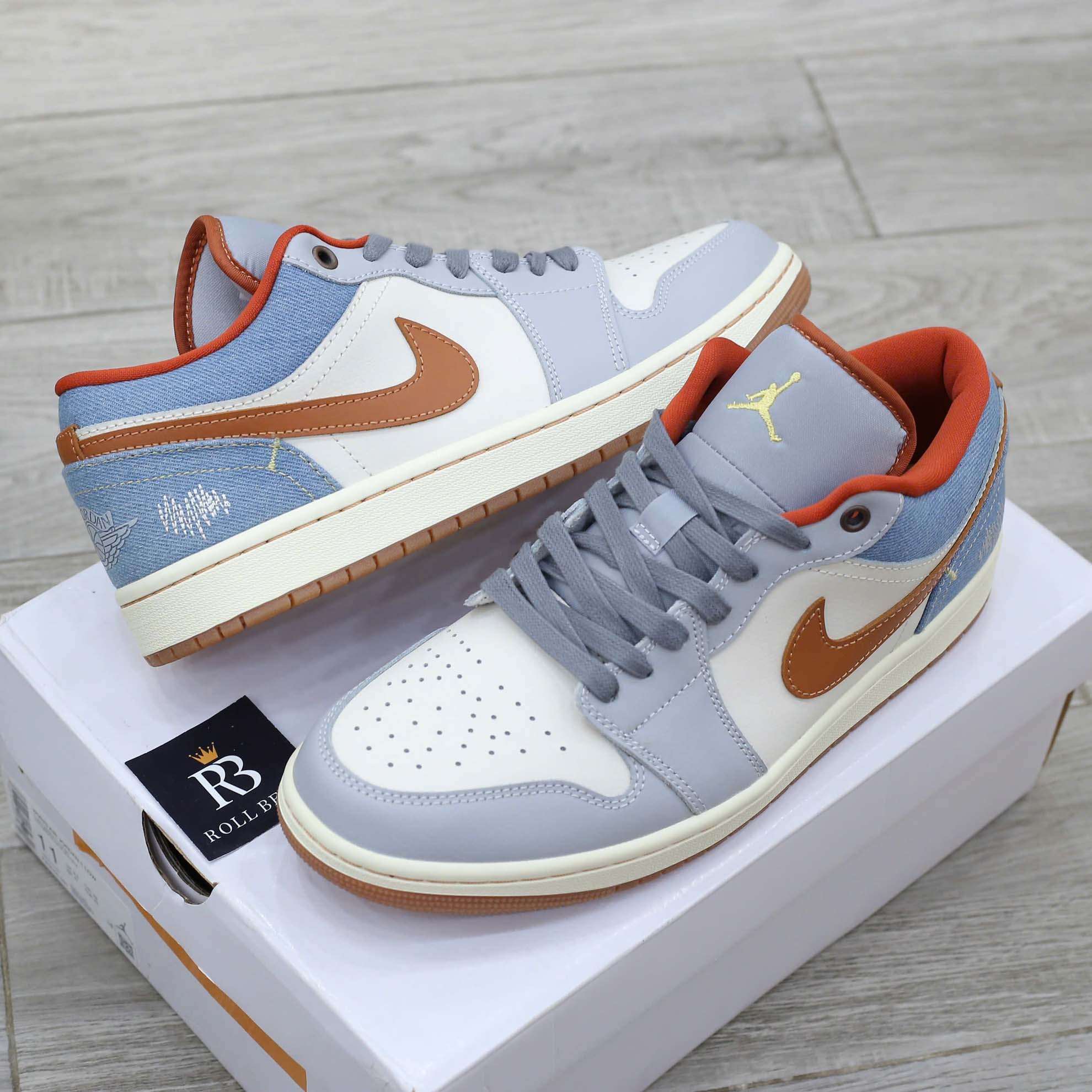 Giày Nike Air Jordan 1 Low Phantom Denim Best Quality