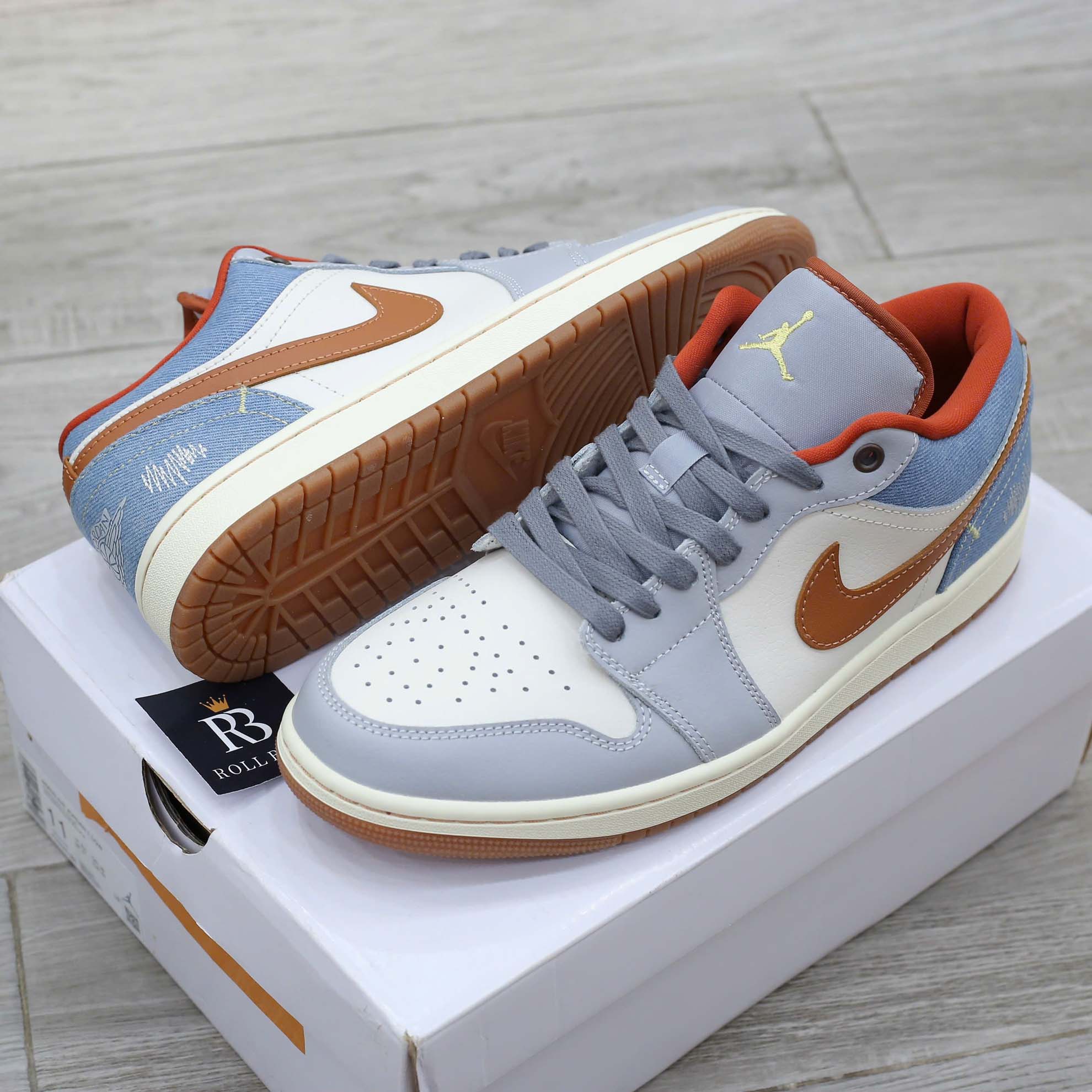 Giày Nike Air Jordan 1 Low Phantom Denim Best Quality