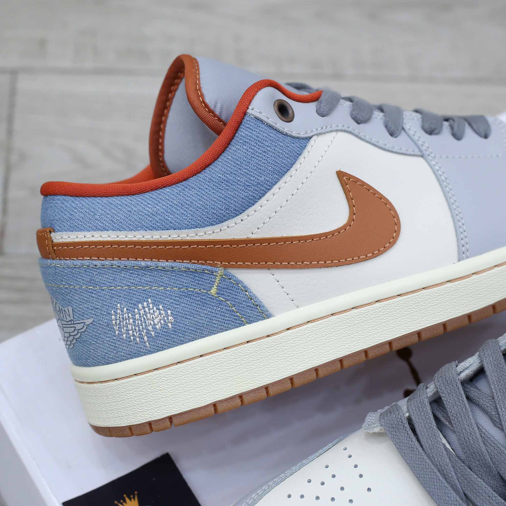 Giày Nike Air Jordan 1 Low Phantom Denim Best Quality