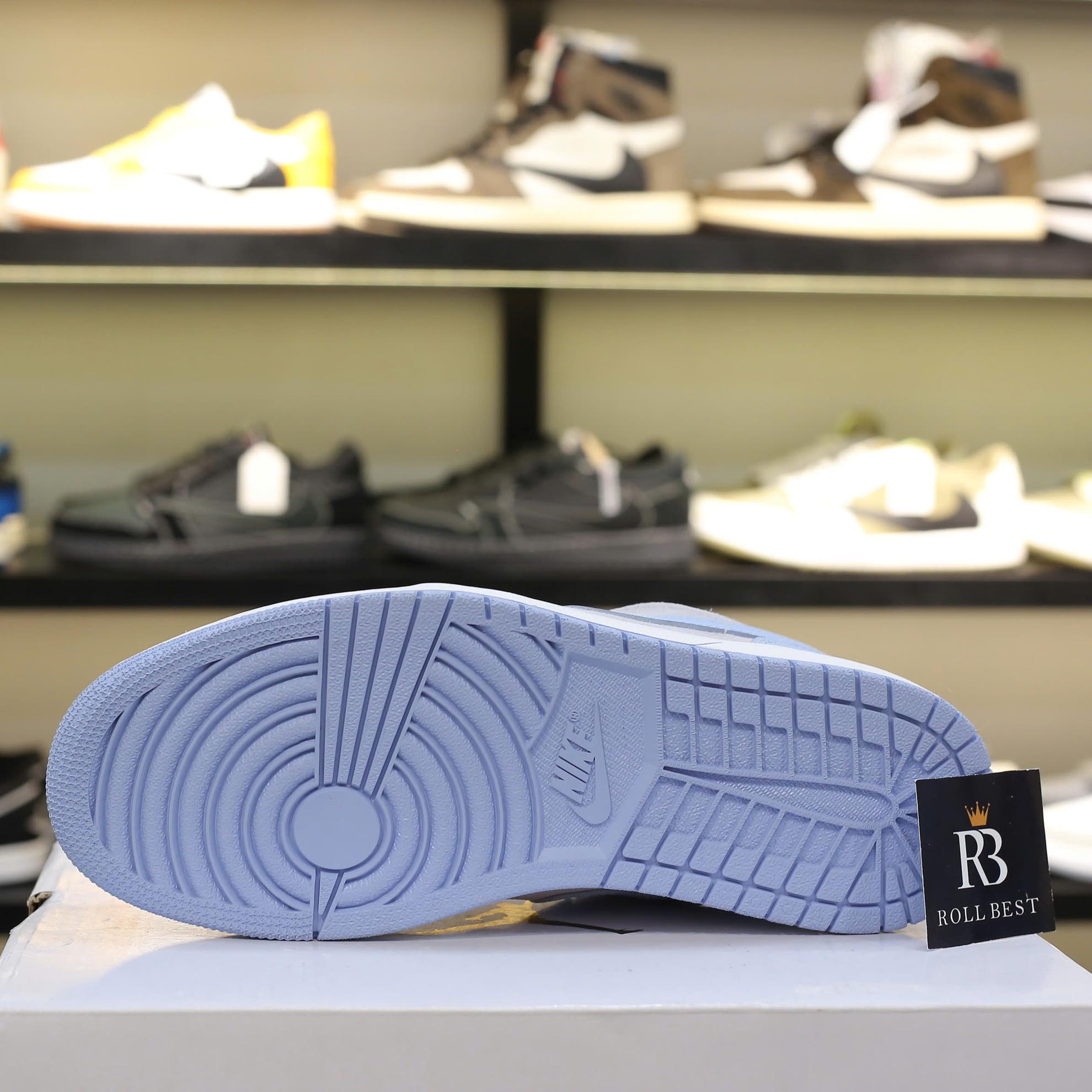 Giày Nike Air Jordan 1 Low University Blue Màu Xanh Best Quality