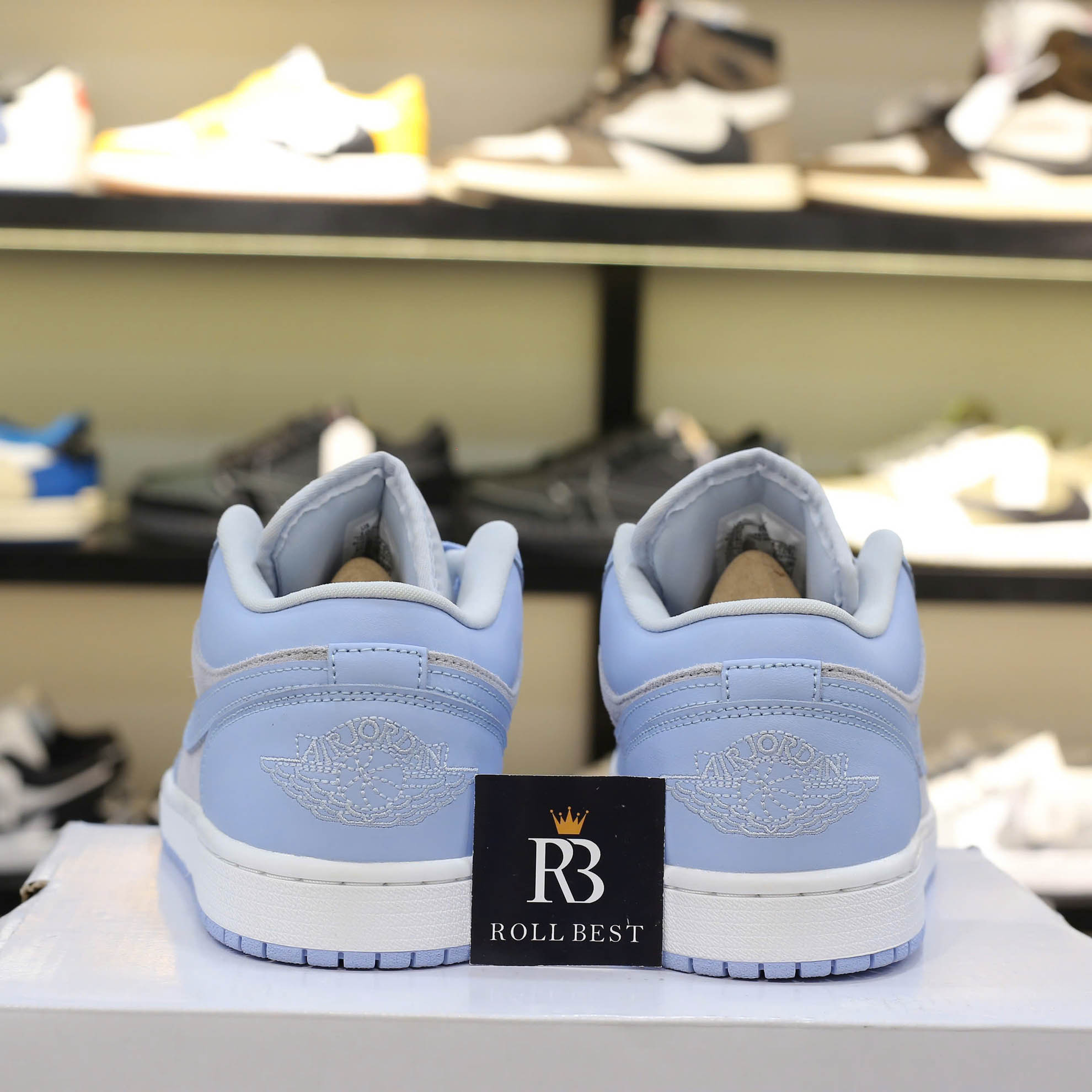 Giày Nike Air Jordan 1 Low University Blue Màu Xanh Best Quality