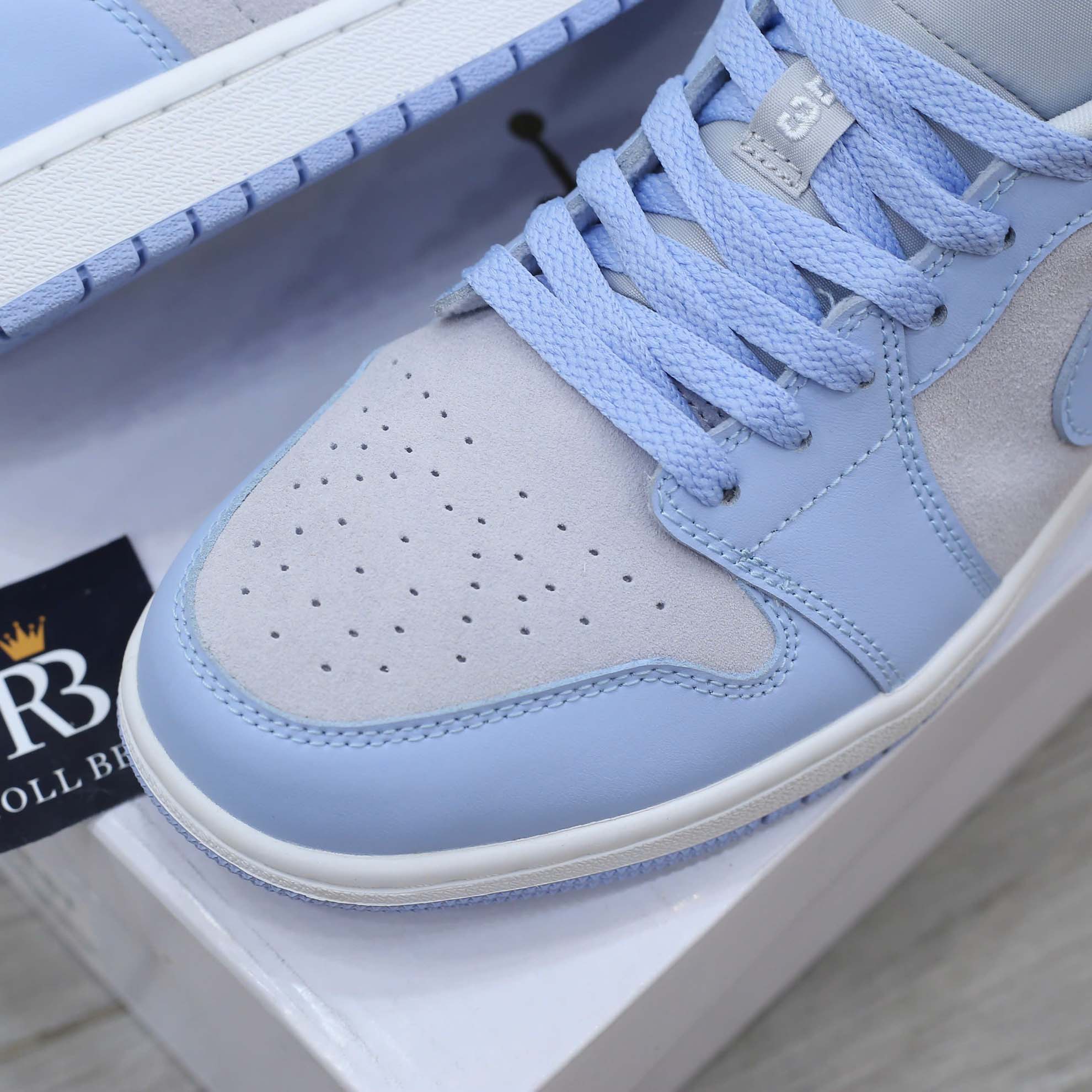 Giày Nike Air Jordan 1 Low University Blue Màu Xanh Best Quality