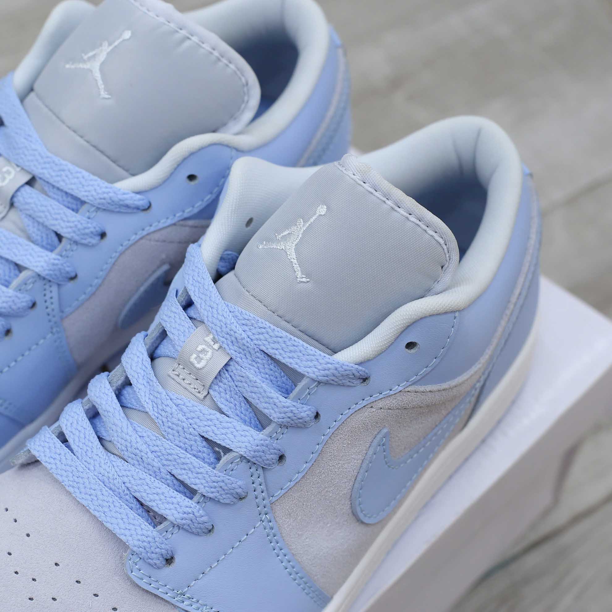 Giày Nike Air Jordan 1 Low University Blue Màu Xanh Best Quality