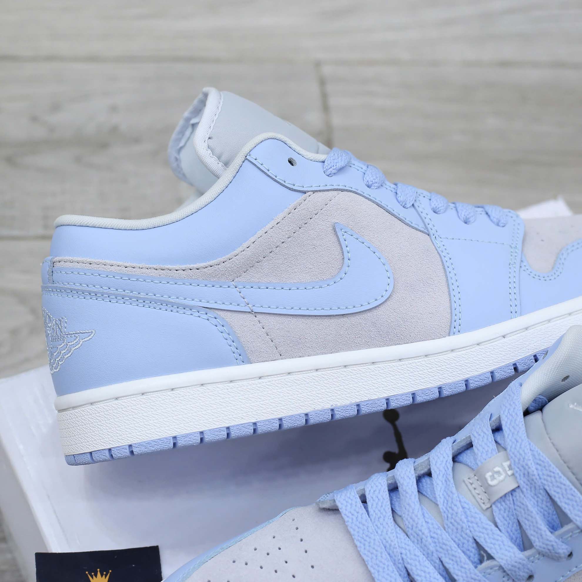 Giày Nike Air Jordan 1 Low University Blue Màu Xanh Best Quality