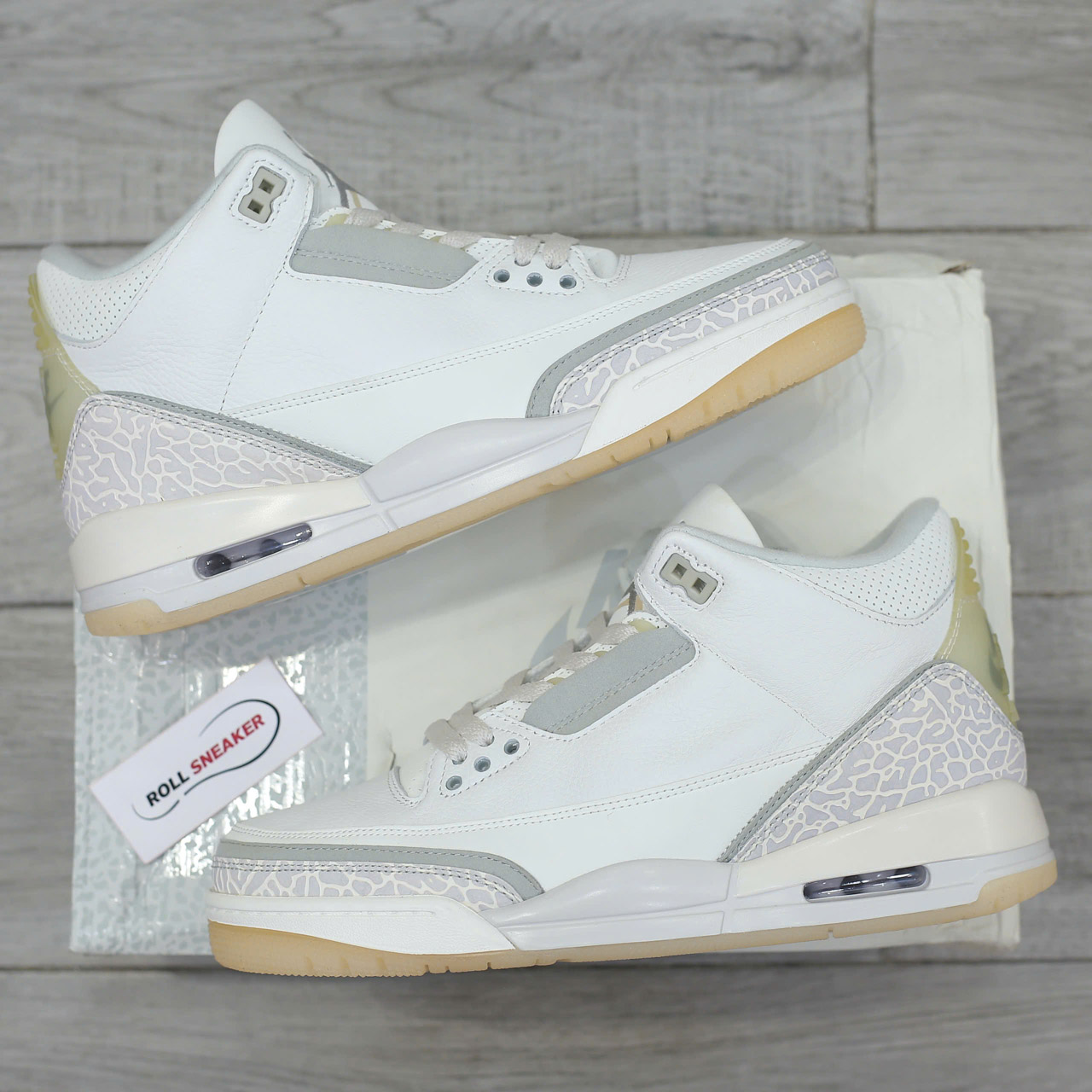 Giày Nike Air Jordan 3 Retro SE Craft Ivory Grey Mist Like Auth