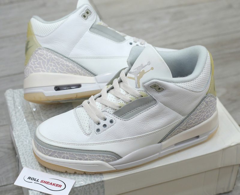 Giày Nike Air Jordan 3 Retro SE Craft Ivory Grey Mist Like Auth