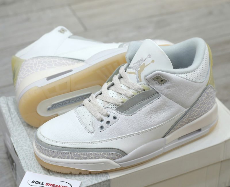 Giày Nike Air Jordan 3 Retro SE Craft Ivory Grey Mist Like Auth