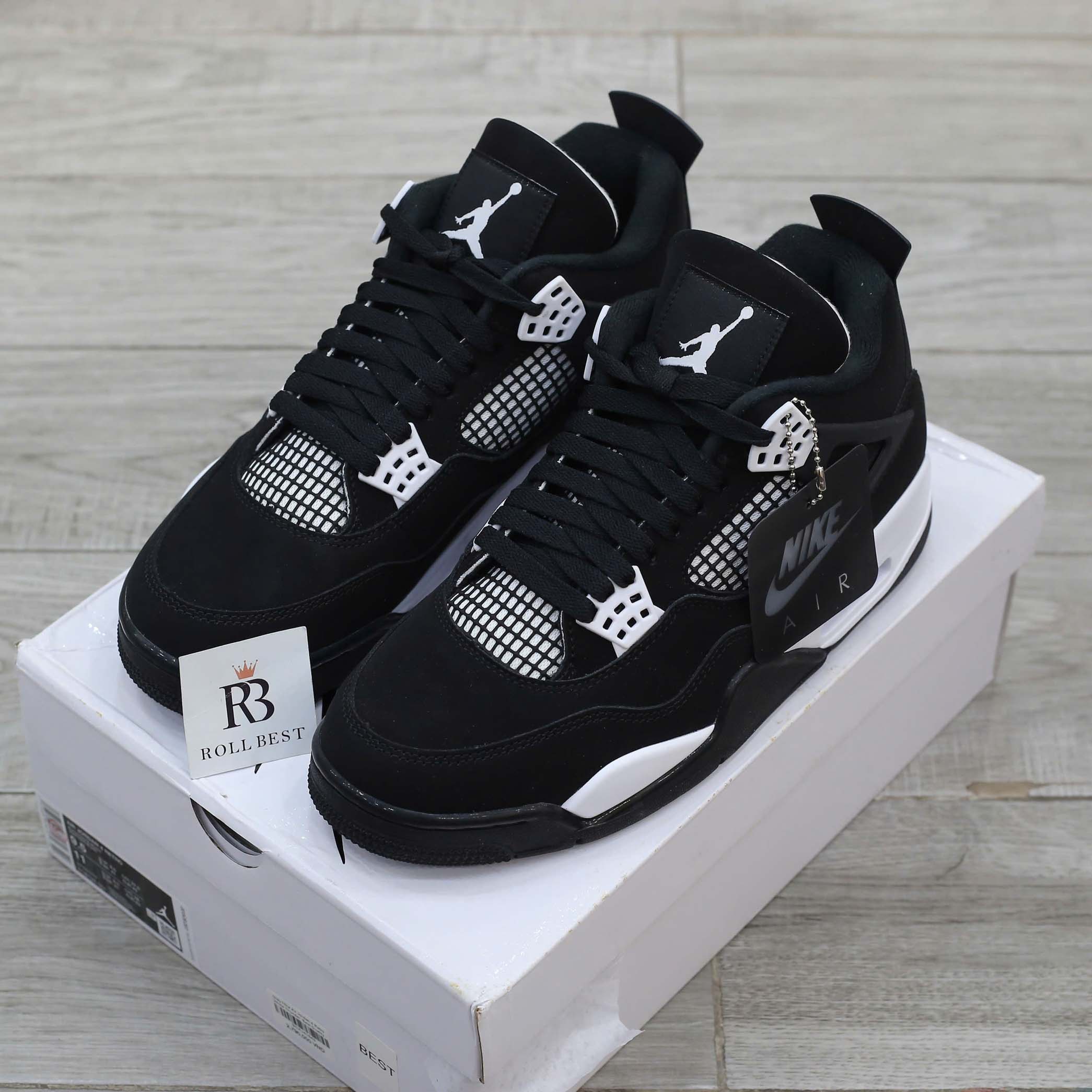 Giày Nike Air Jordan 4 Retro White Thunder Best Quality