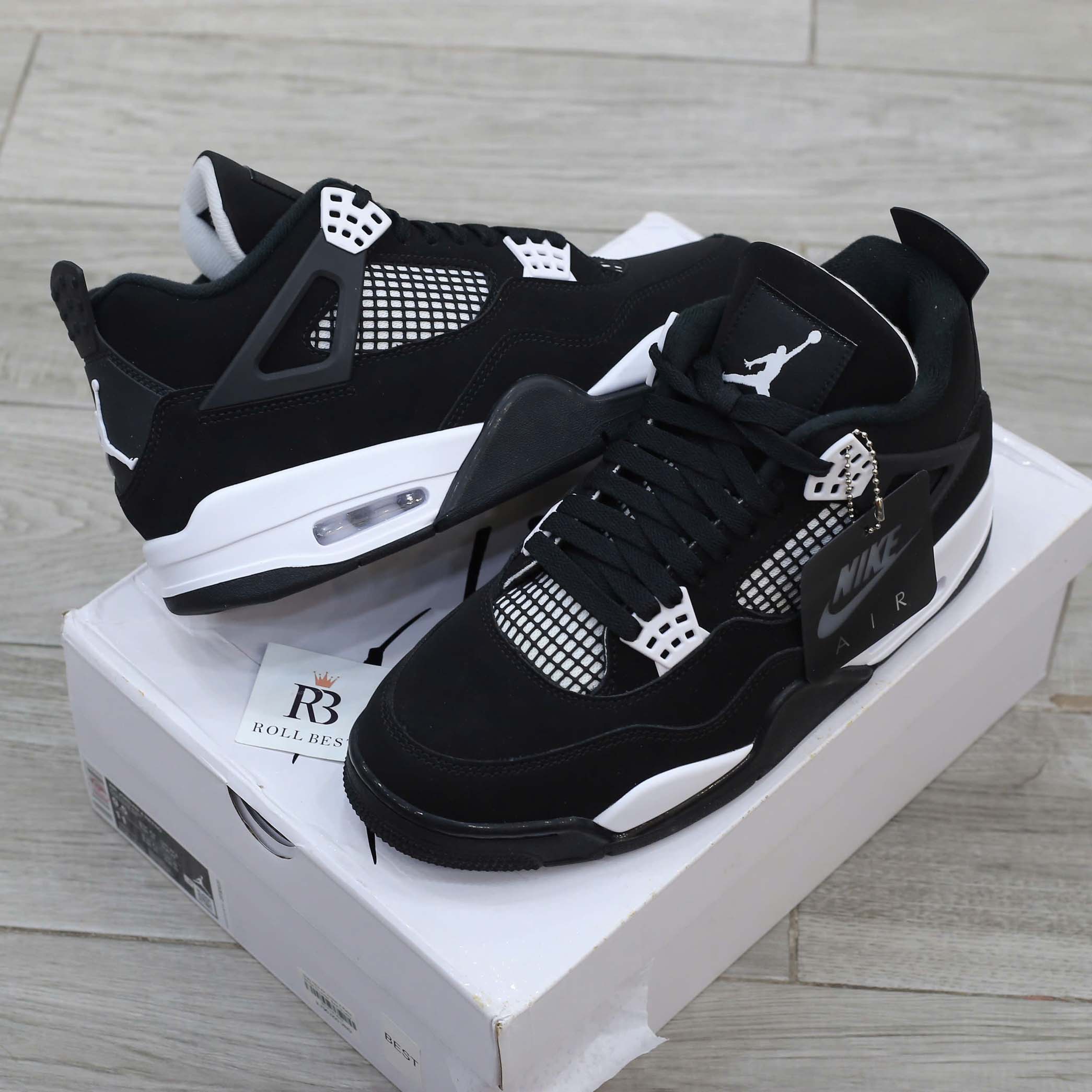 Giày Nike Air Jordan 4 Retro White Thunder Best Quality