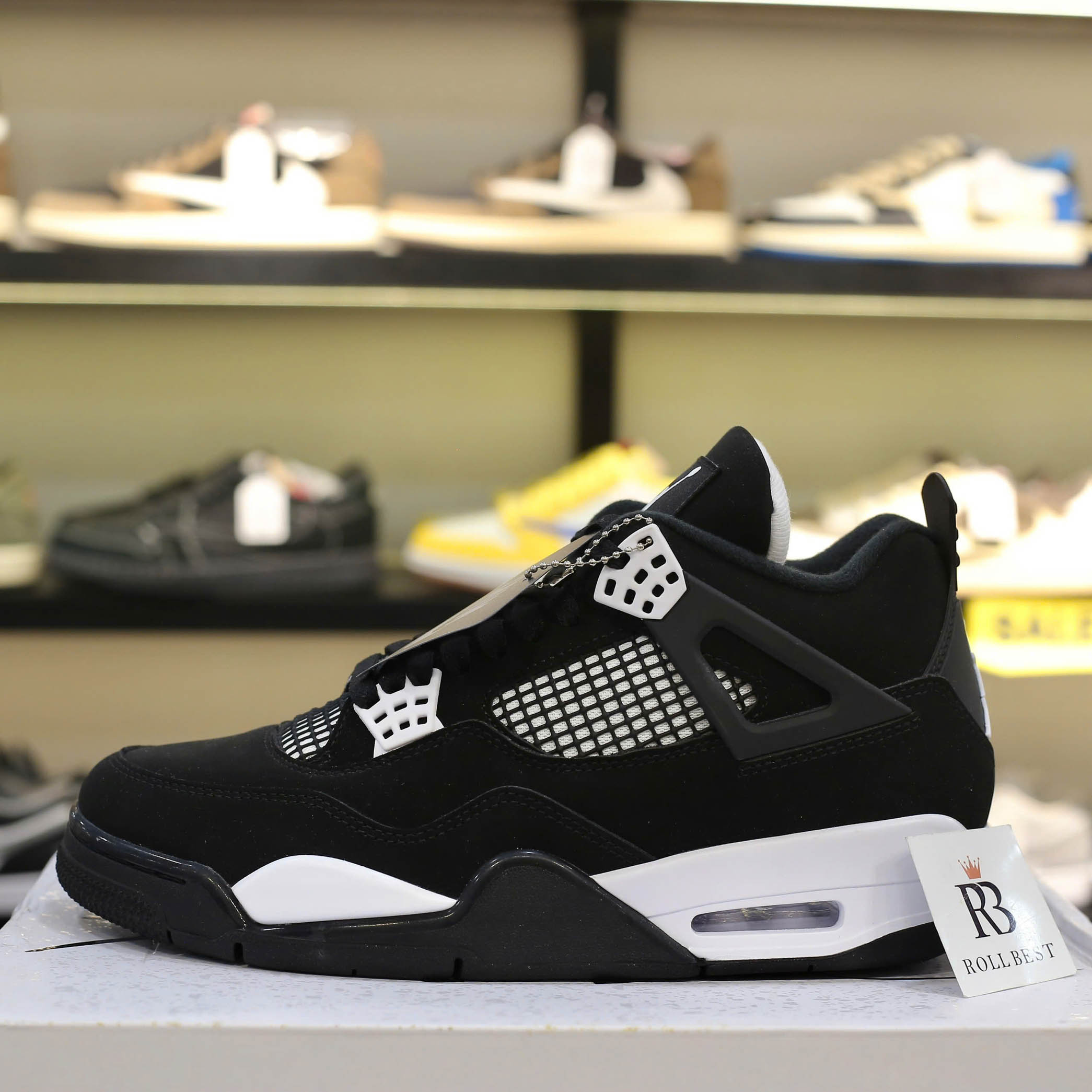 Giày Nike Air Jordan 4 Retro White Thunder Best Quality