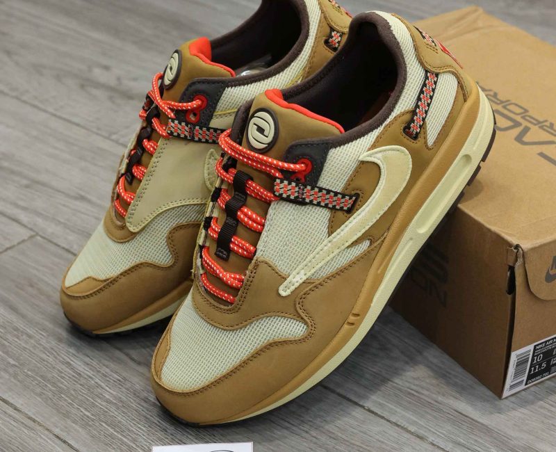 Giày Nike Air Max 1 Travis Scott Cactus Jack Wheat Lemon Drop Best Quality