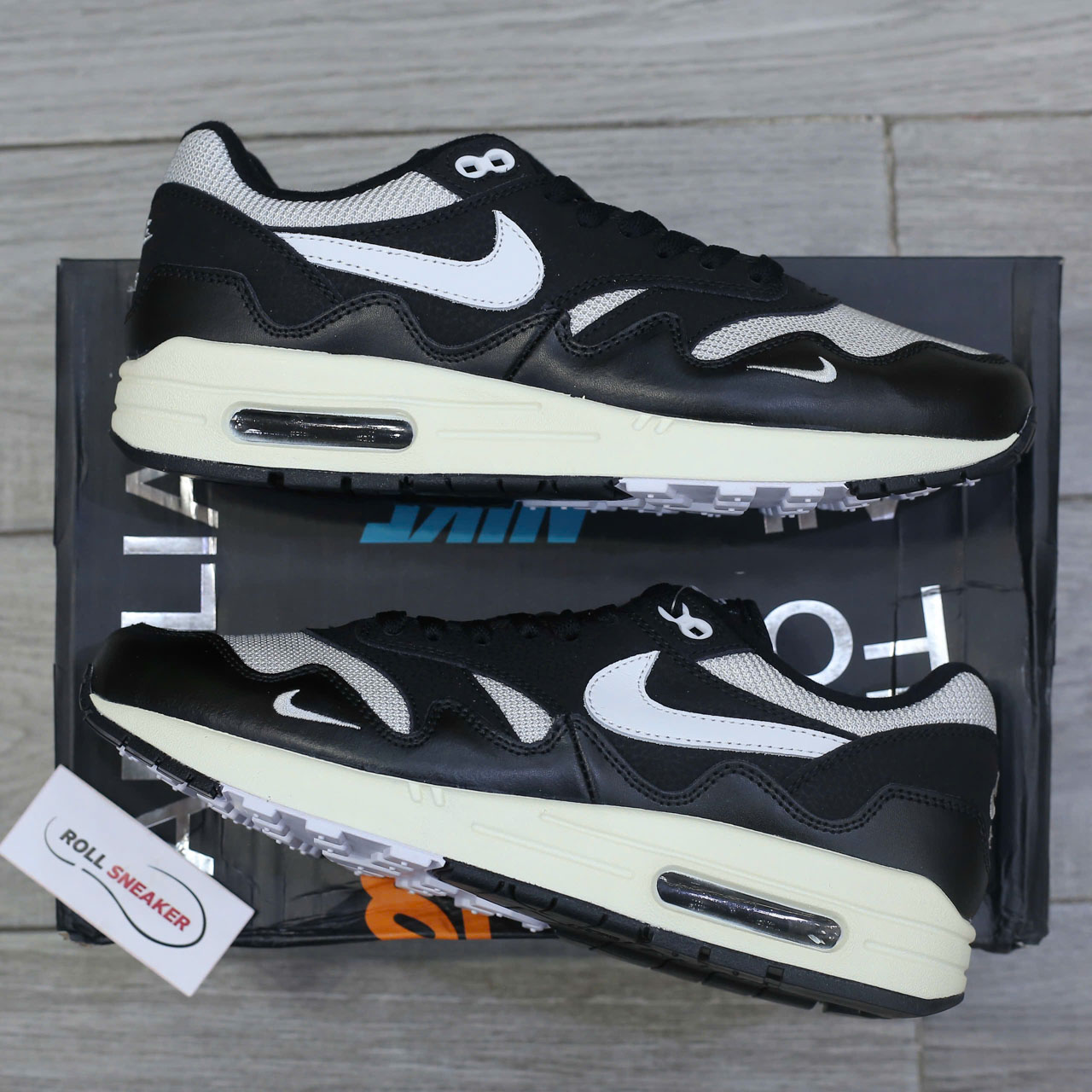 Giày Nike Air Max 1 x Patta Black Best Quality