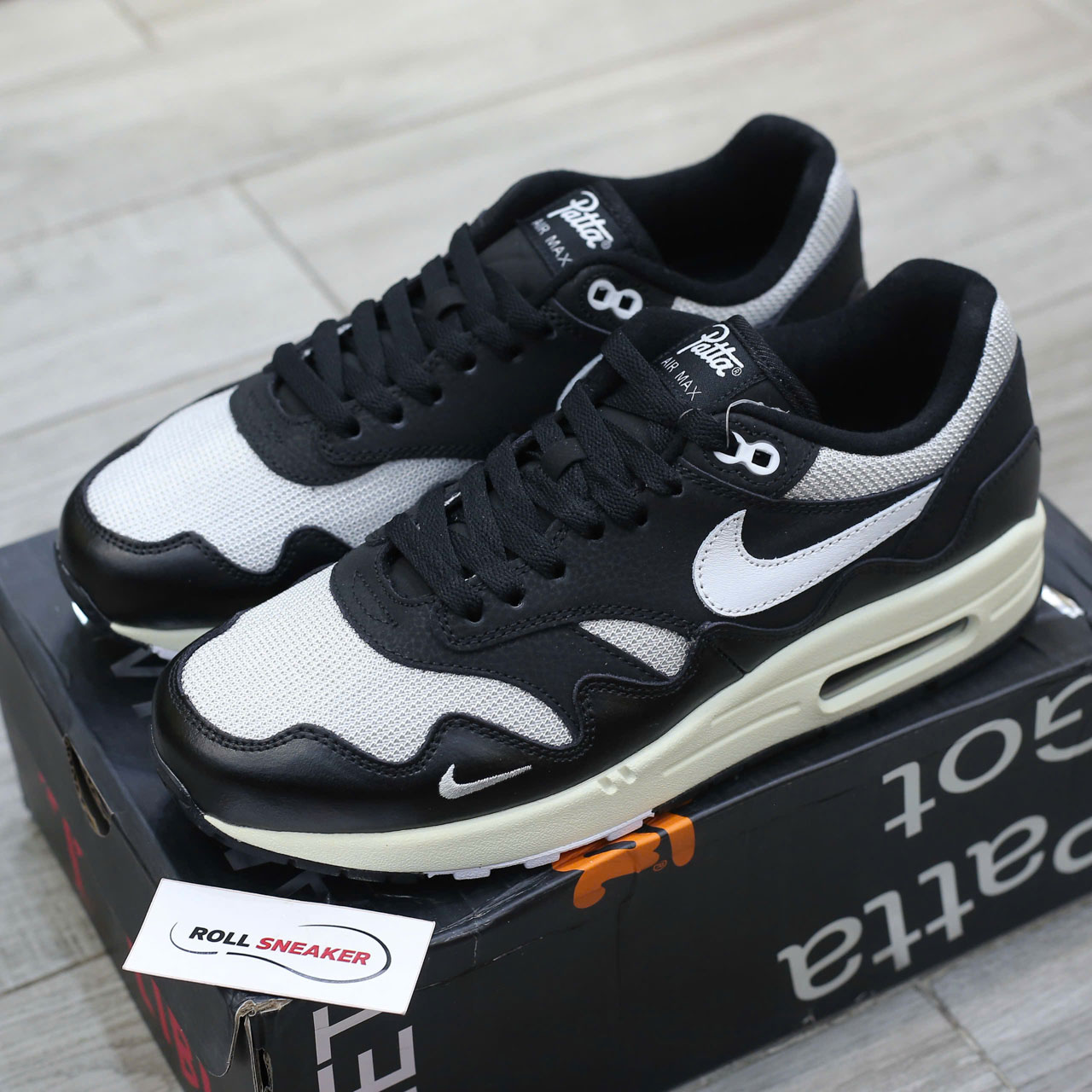 Giày Nike Air Max 1 x Patta Black Best Quality