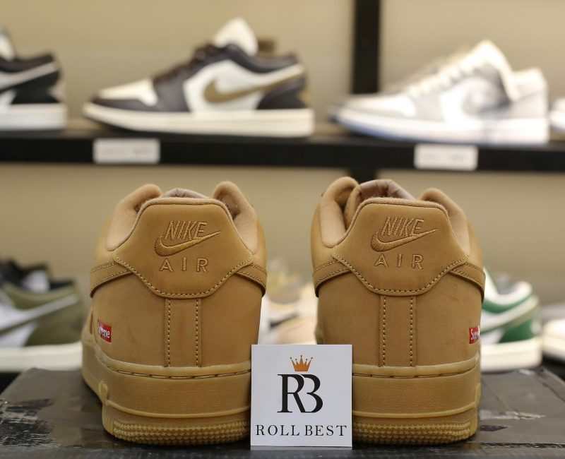 Giày Nike Supreme x Air Force 1 Low SP 'Wheat' Best Quality