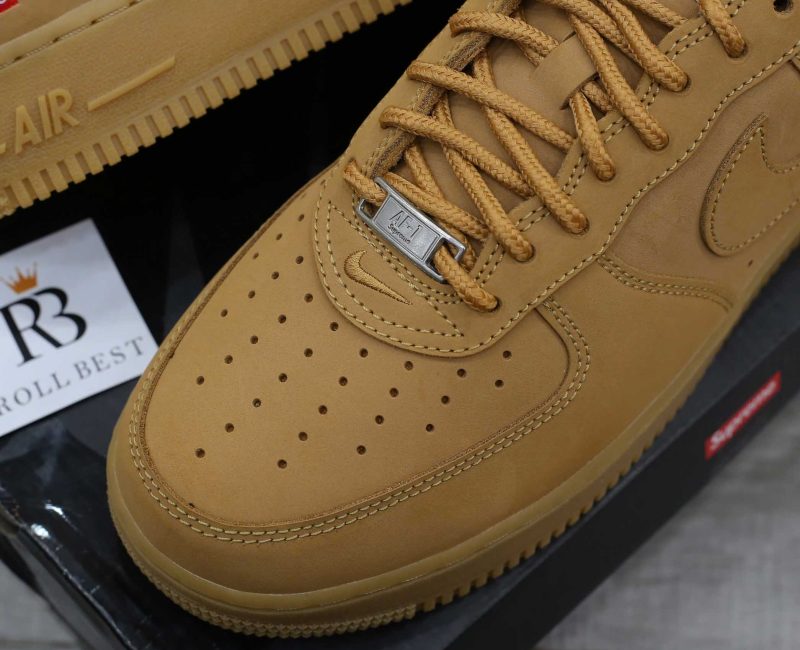 Giày Nike Supreme x Air Force 1 Low SP 'Wheat' Best Quality