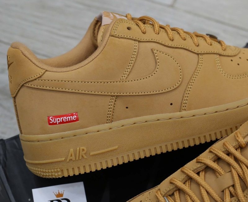 Giày Nike Supreme x Air Force 1 Low SP 'Wheat' Best Quality