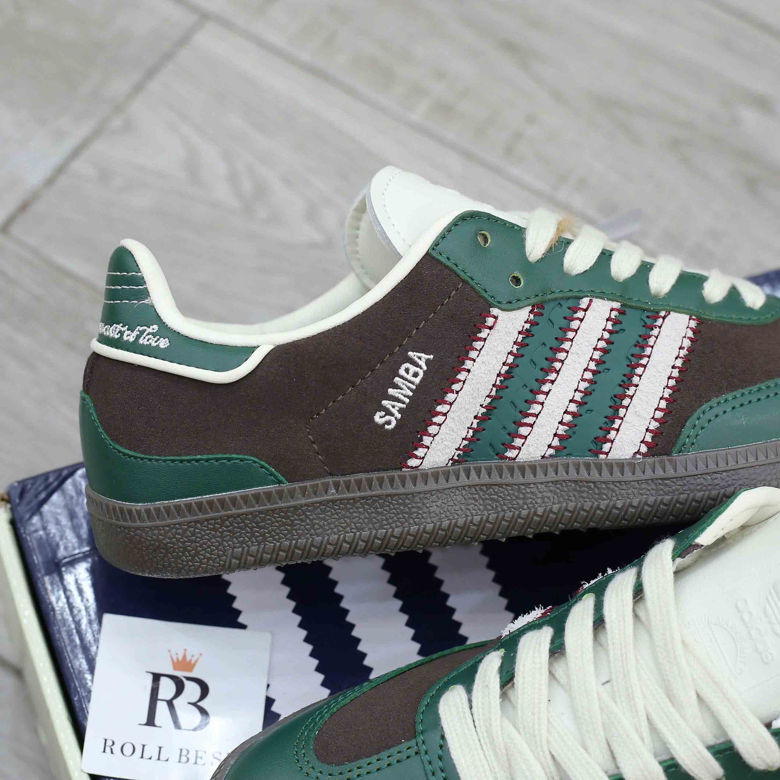 Giày Notitle x Adidas Samba OG Low Green Best Quality