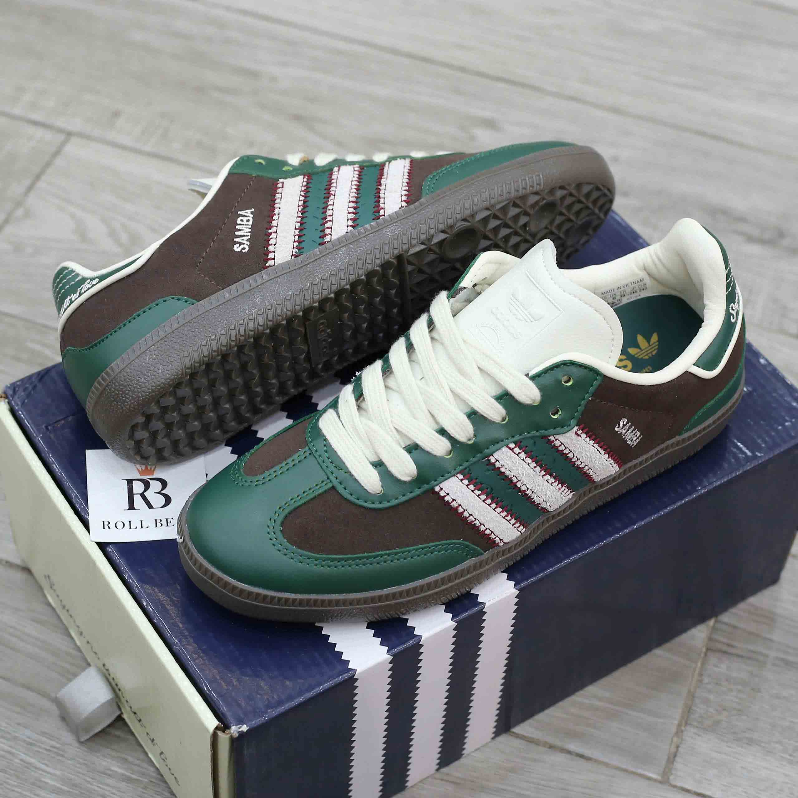 Giày Notitle x Adidas Samba OG Low Green Best Quality