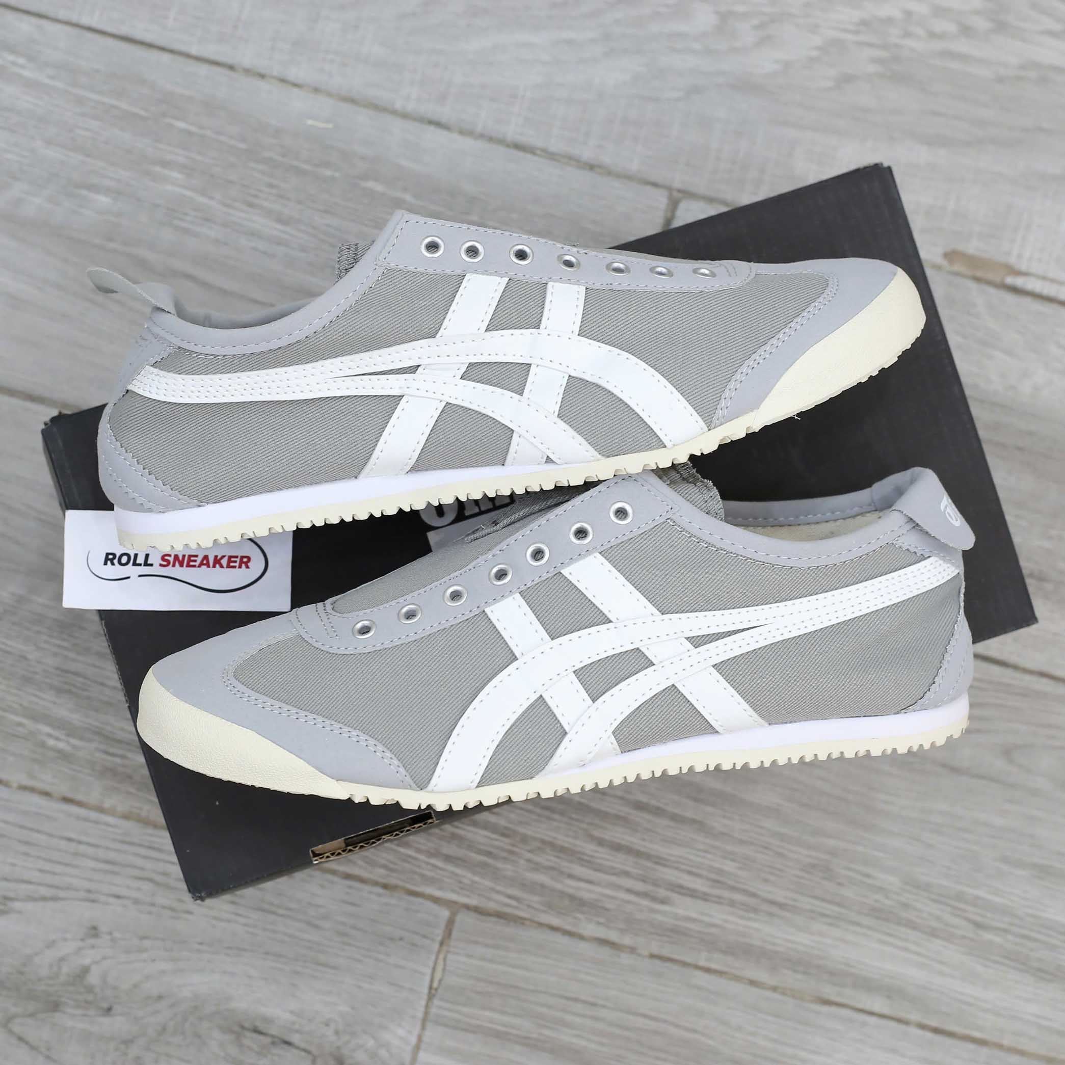 Giày Onitsuka Tiger Mexico 66 Oyster Grey Cream Like Auth