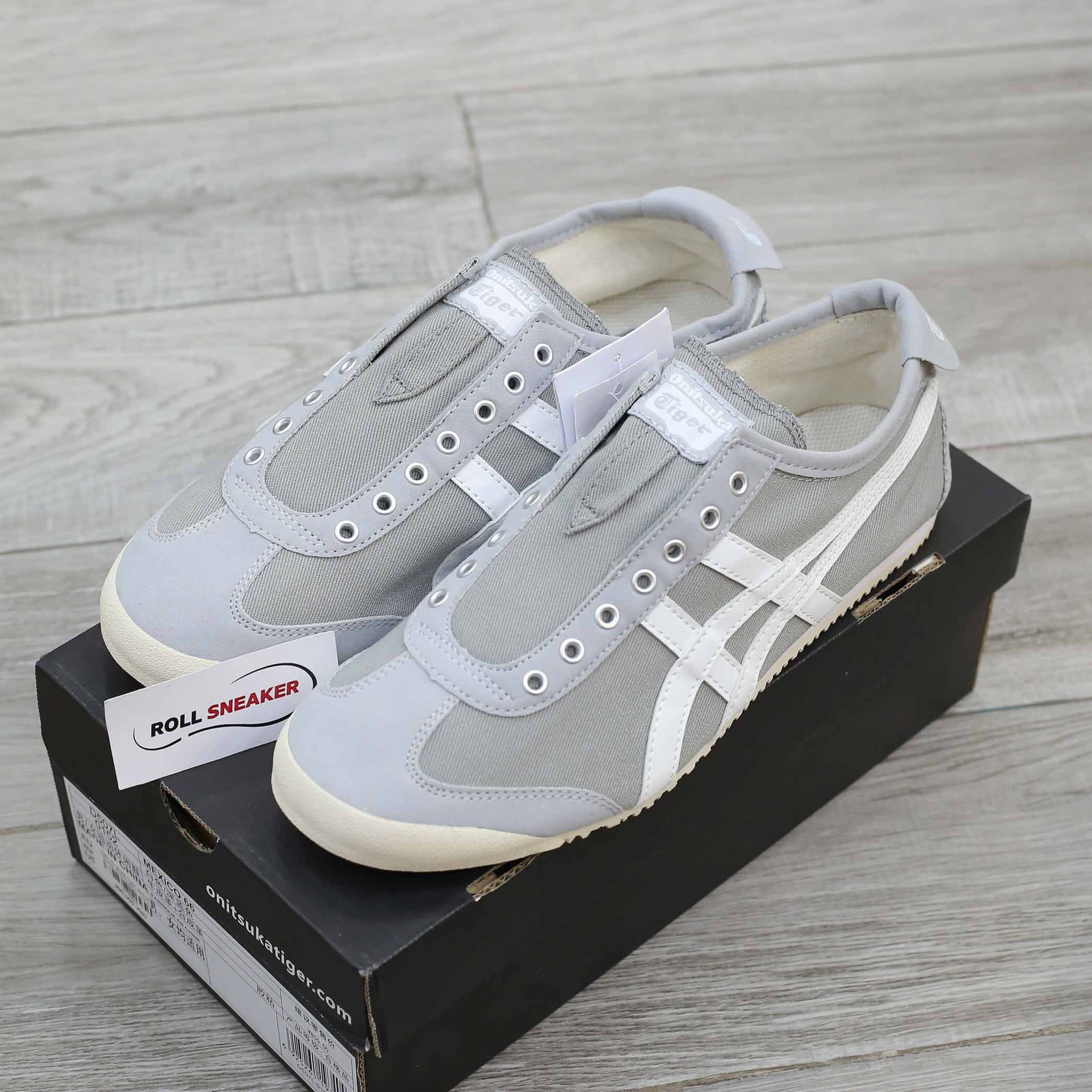 Giày Onitsuka Tiger Mexico 66 Oyster Grey Cream Like Auth