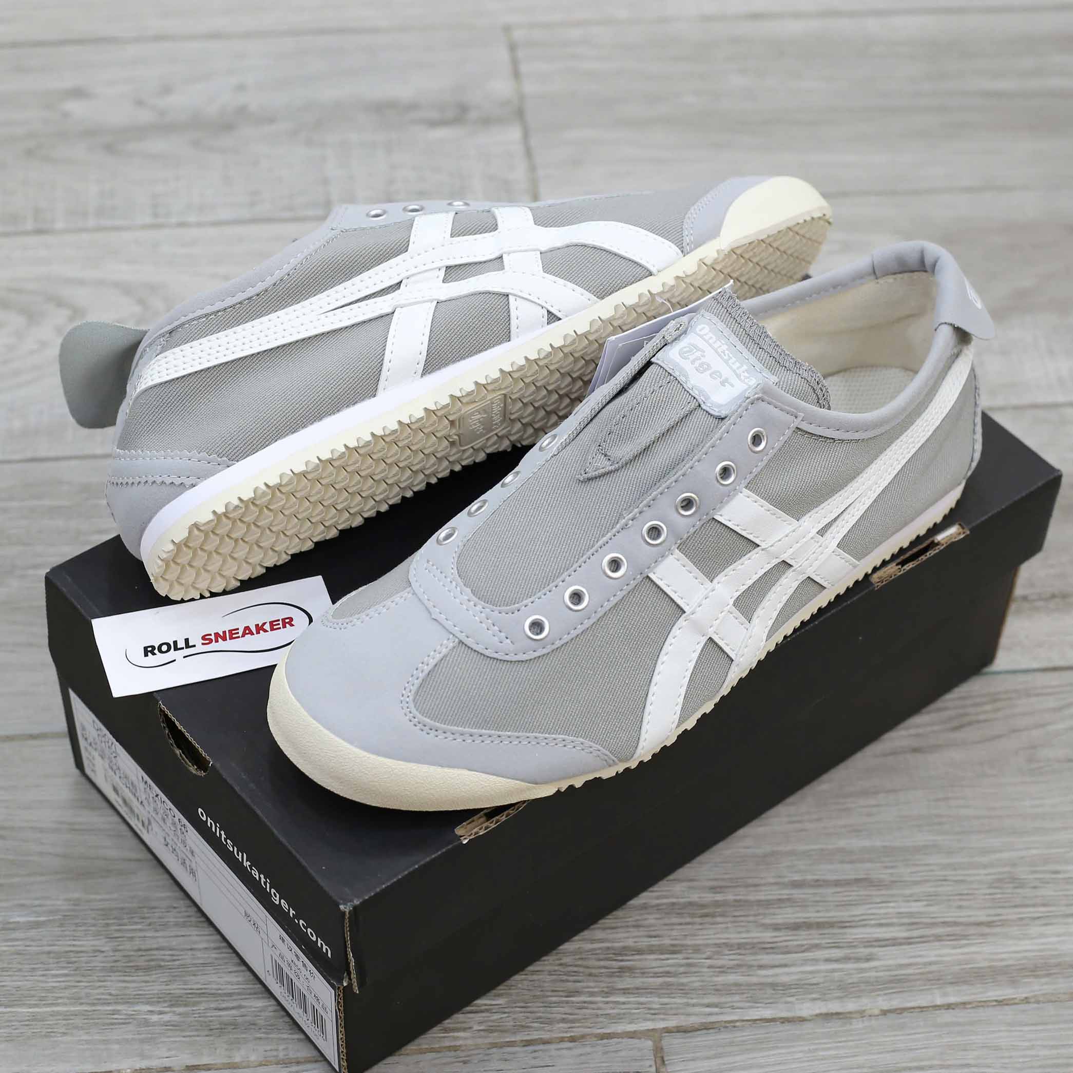 Giày Onitsuka Tiger Mexico 66 Oyster Grey Cream Like Auth
