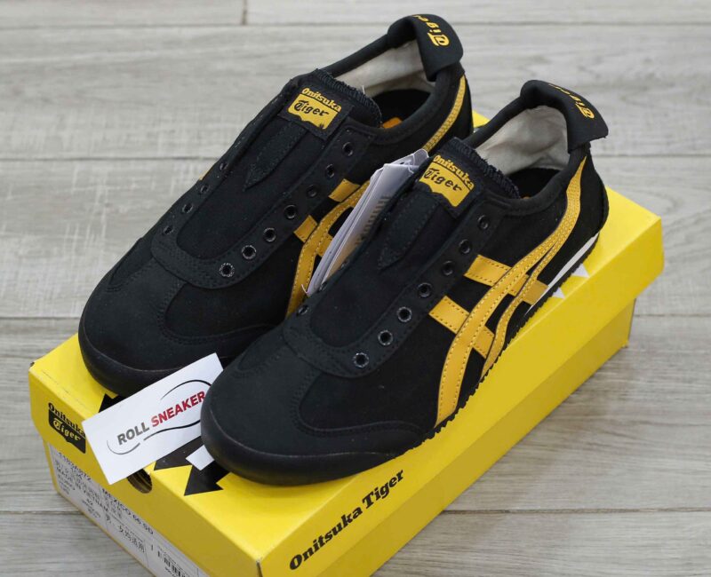 Giày Onitsuka Tiger Mexico 66 Slip-On Black Tiger Yellow Best Quality