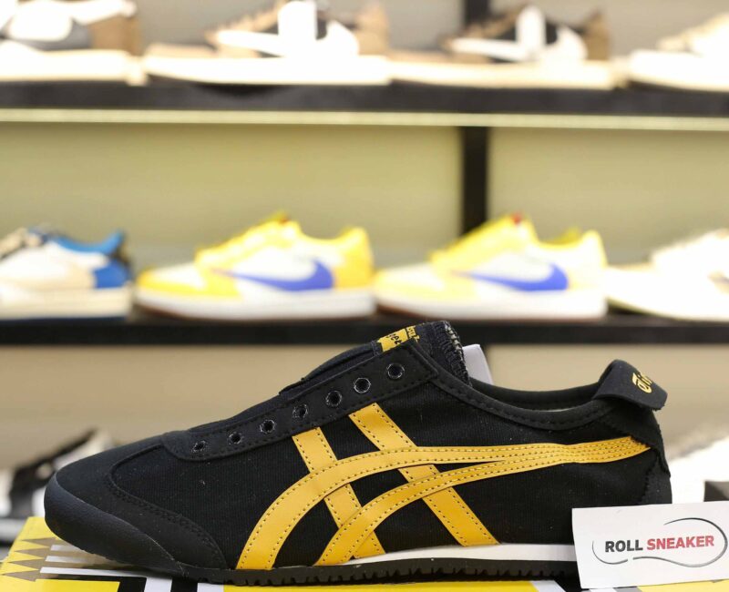 Giày Onitsuka Tiger Mexico 66 Slip-On Black Tiger Yellow Best Quality