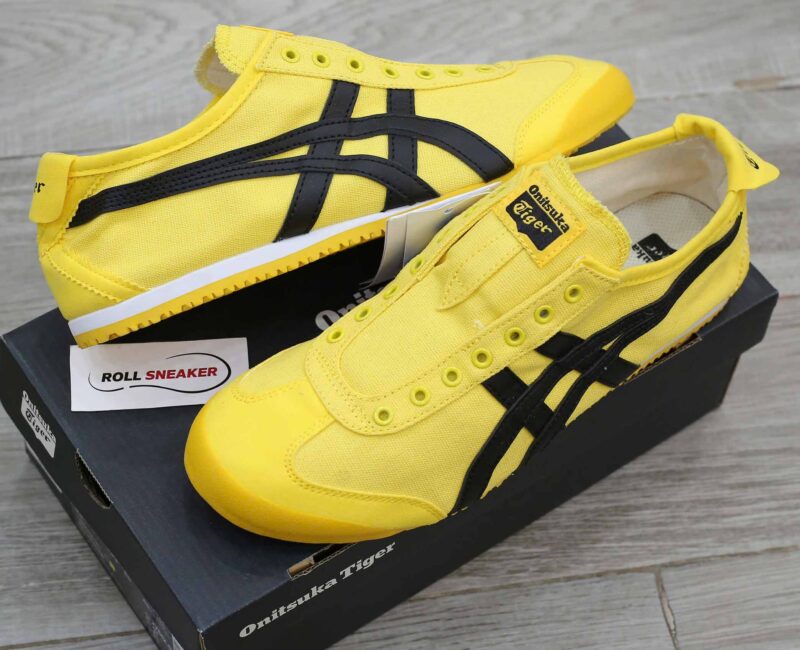 Giày Onitsuka Tiger Mexico 66 Slip-On Tai-Chi Yellow Black Like Auth
