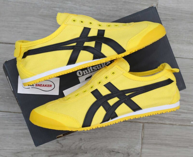 Giày Onitsuka Tiger Mexico 66 Slip-On Tai-Chi Yellow Black Like Auth
