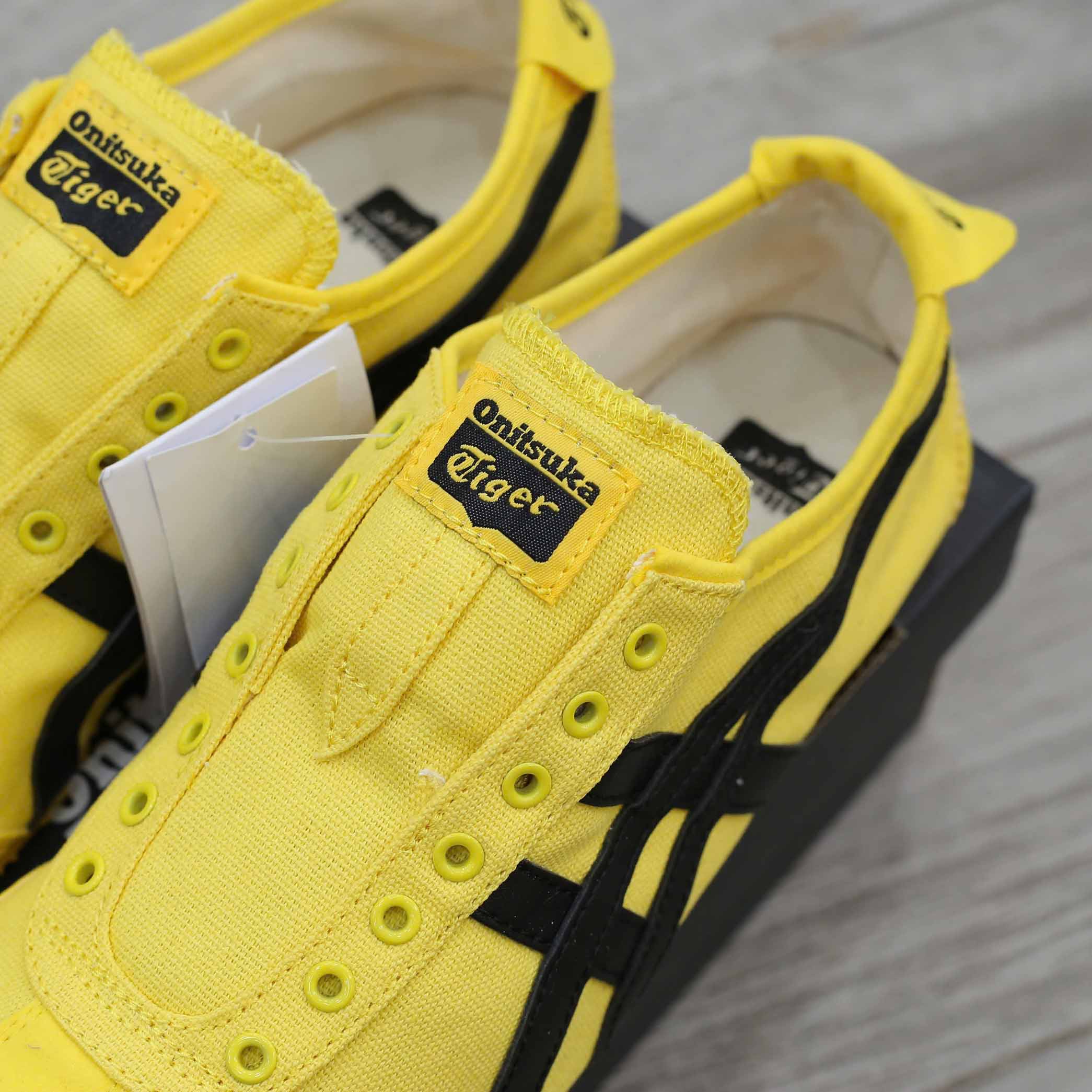 Giày Onitsuka Tiger Mexico 66 Slip-On Tai-Chi Yellow Black Like Auth