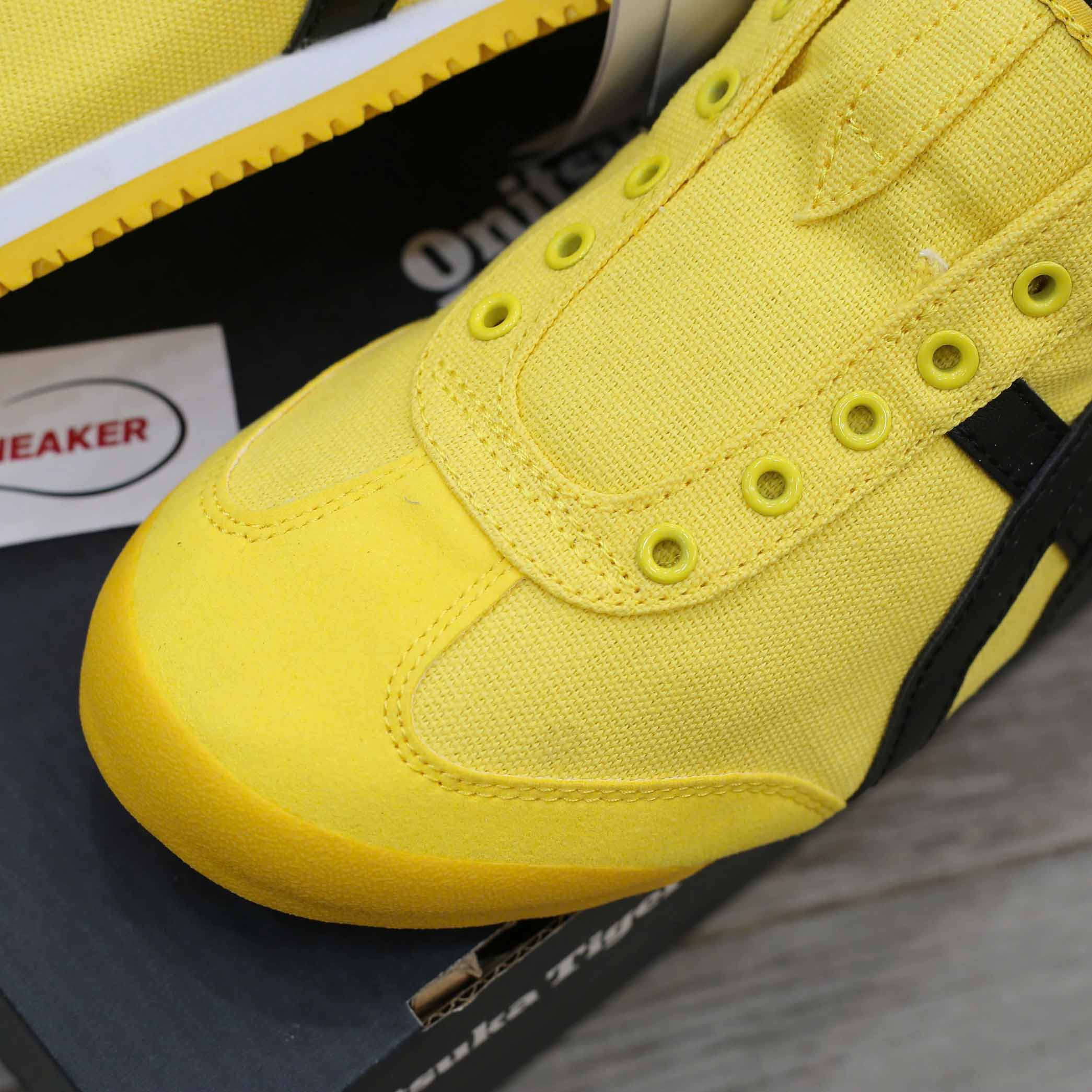 Giày Onitsuka Tiger Mexico 66 Slip-On Tai-Chi Yellow Black Like Auth