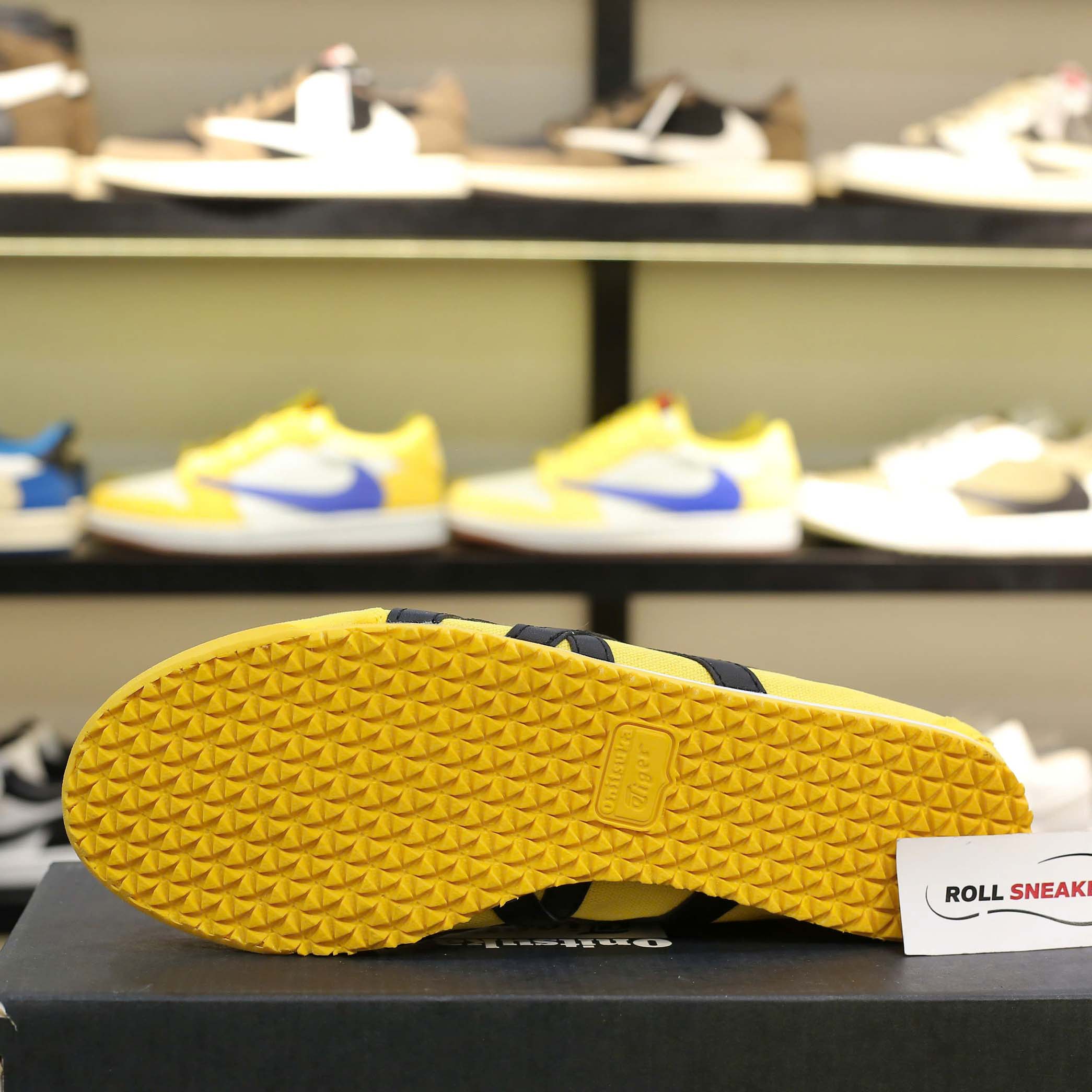 Giày Onitsuka Tiger Mexico 66 Slip-On Tai-Chi Yellow Black Like Auth