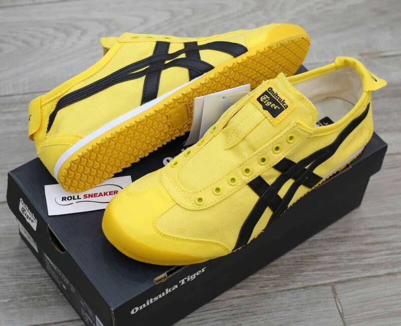 Giày Onitsuka Tiger Mexico 66 Slip-On Tai-Chi Yellow Black Like Auth