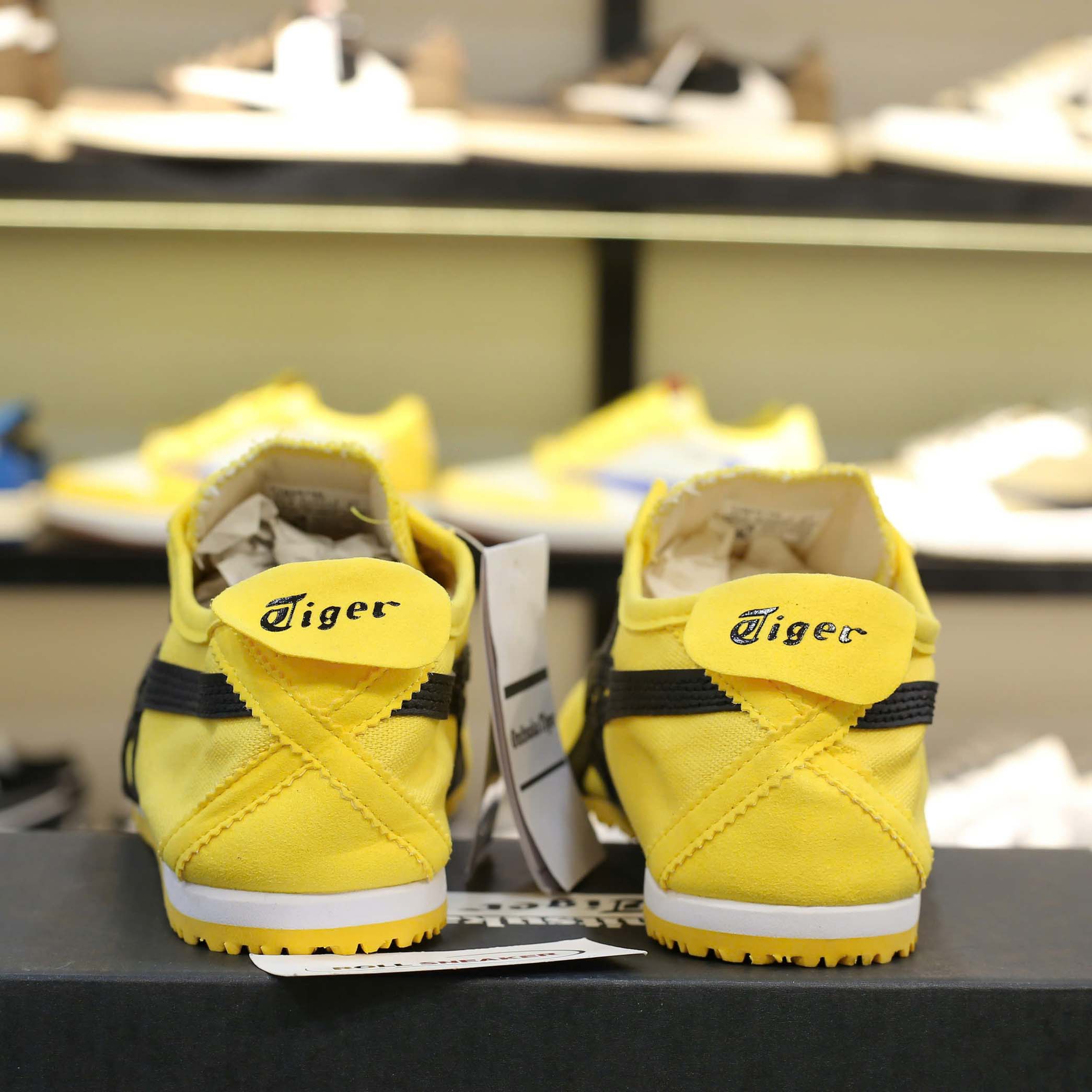 Giày Onitsuka Tiger Mexico 66 Slip-On Tai-Chi Yellow Black Like Auth
