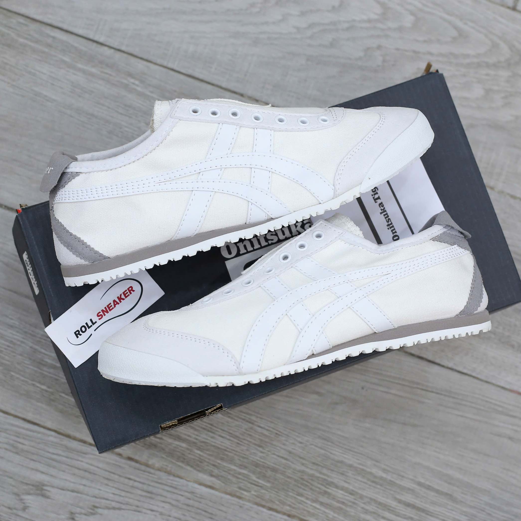 Giày Onitsuka Tiger Mexico 66 Slip On White Like Auth