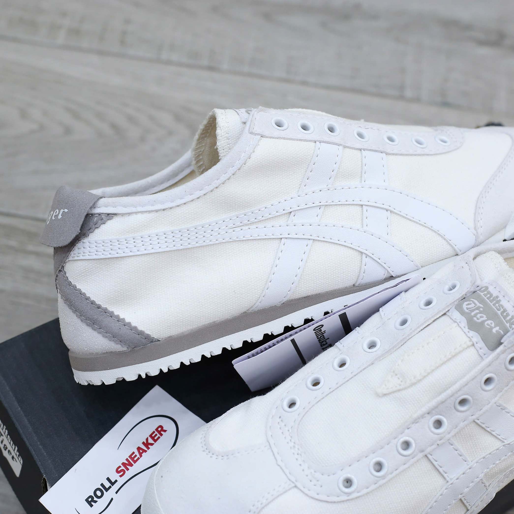 Giày Onitsuka Tiger Mexico 66 Slip On White Like Auth