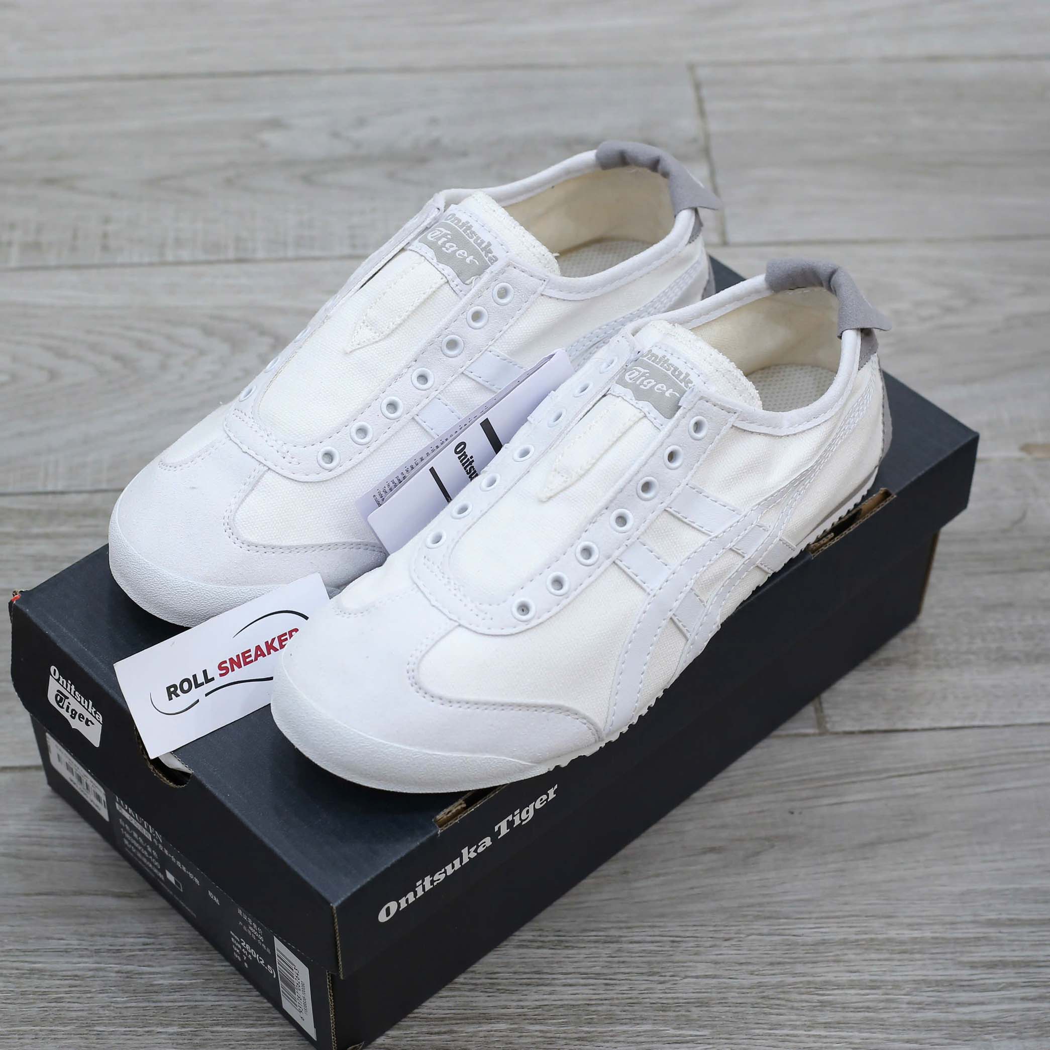 Giày Onitsuka Tiger Mexico 66 Slip On White Like Auth