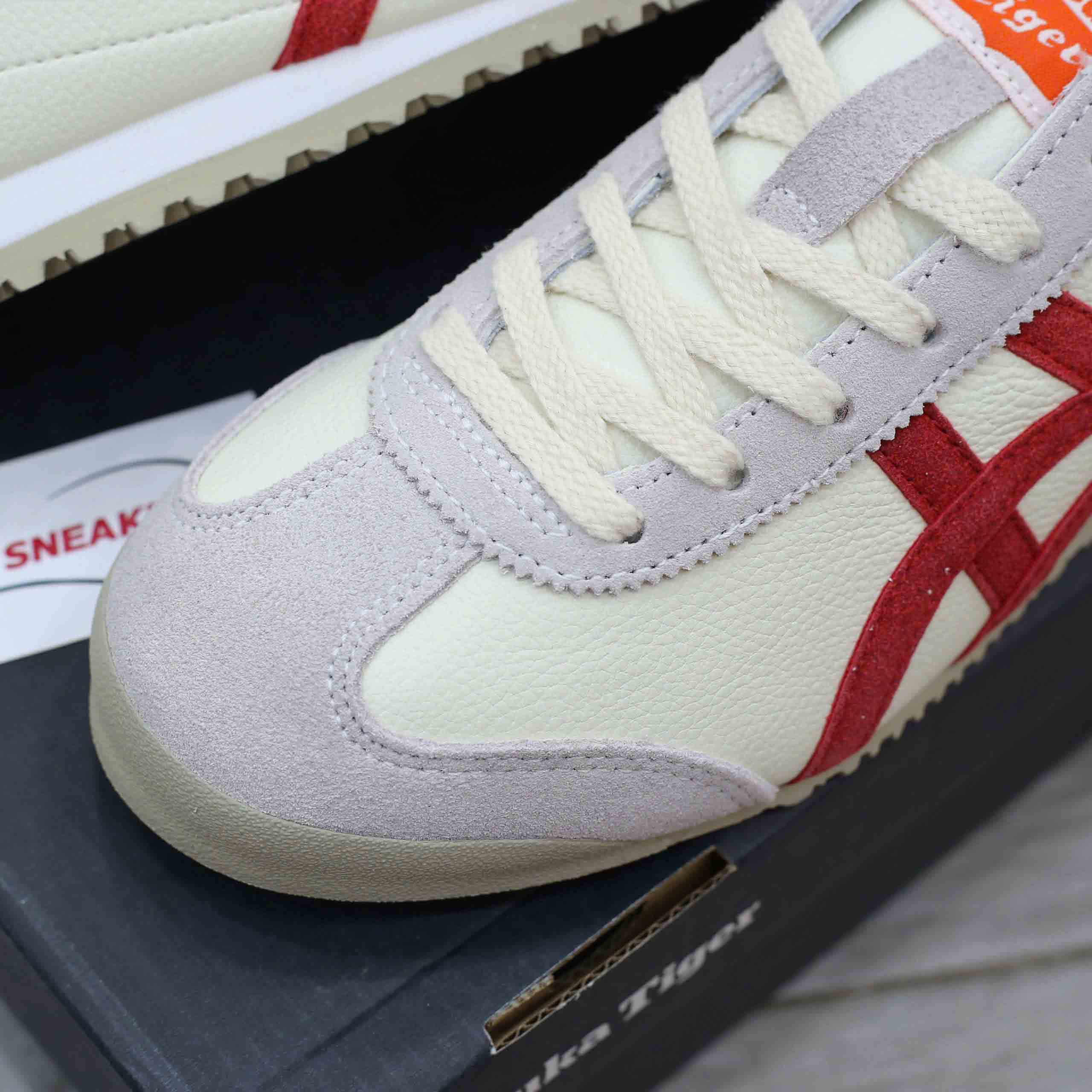 Giày Onitsuka Tiger Mexico 66 Vin Beige Red Like Auth