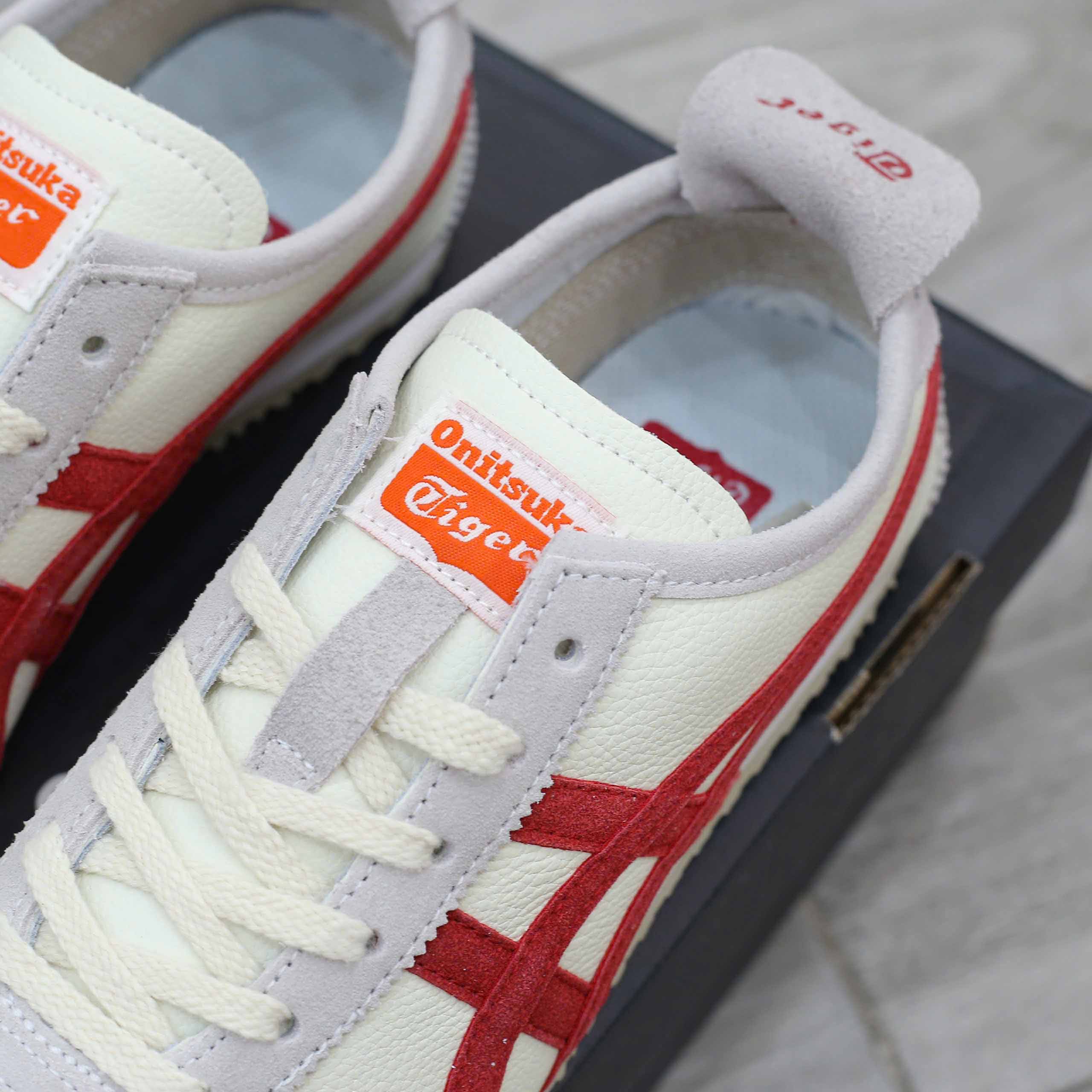 Giày Onitsuka Tiger Mexico 66 Vin Beige Red Like Auth