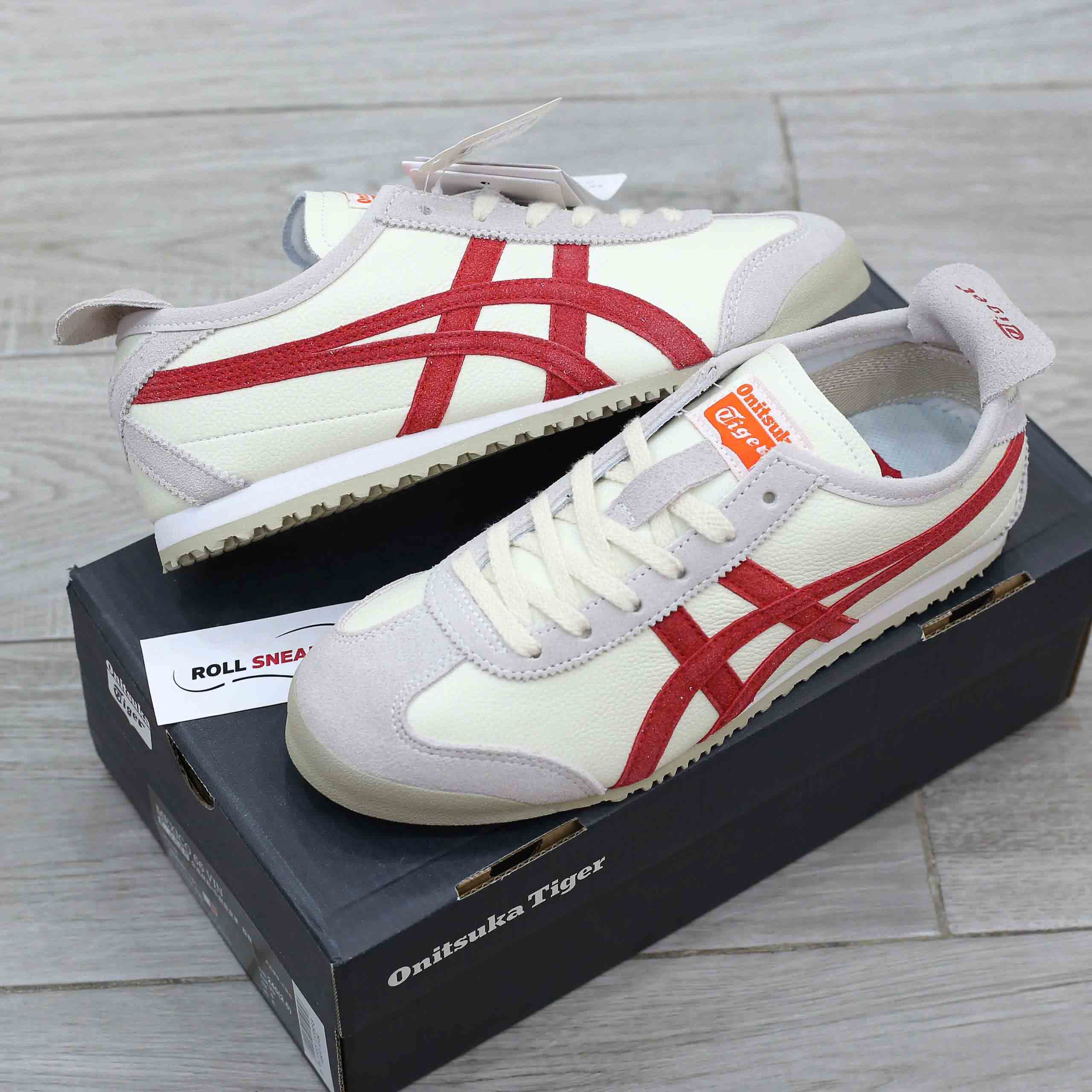 Giày Onitsuka Tiger Mexico 66 Vin Beige Red Like Auth