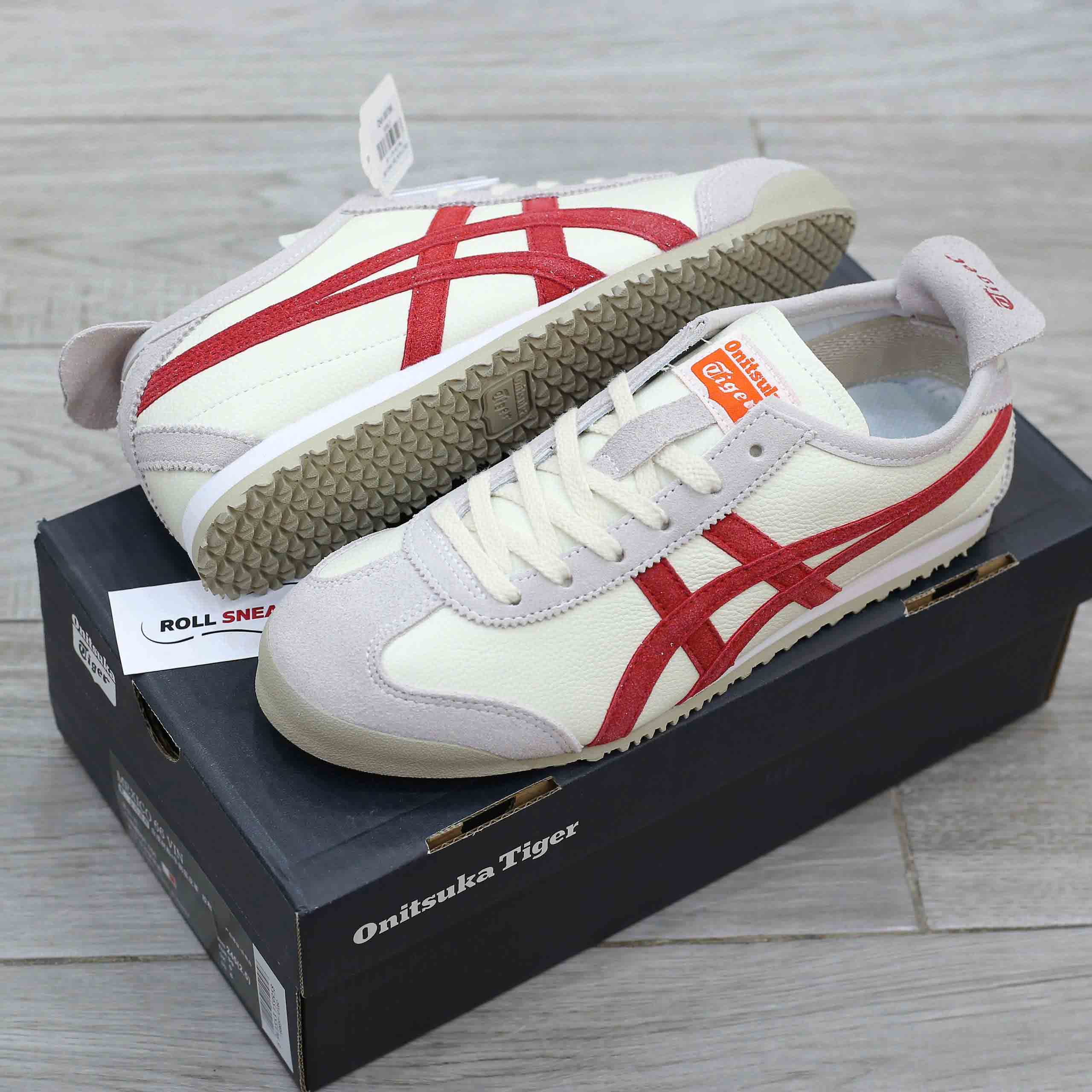 Giày Onitsuka Tiger Mexico 66 Vin Beige Red Like Auth