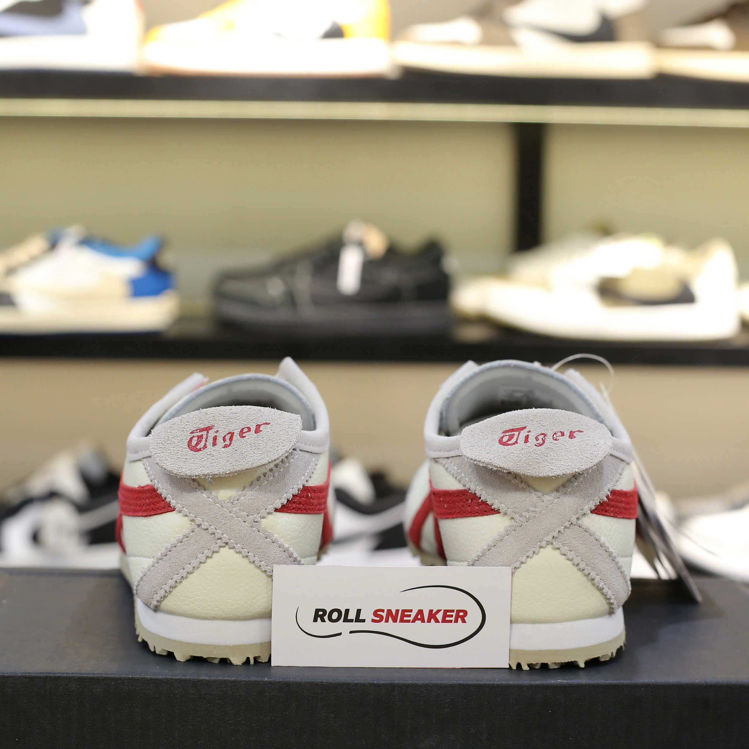 Giày Onitsuka Tiger Mexico 66 Vin Beige Red Like Auth