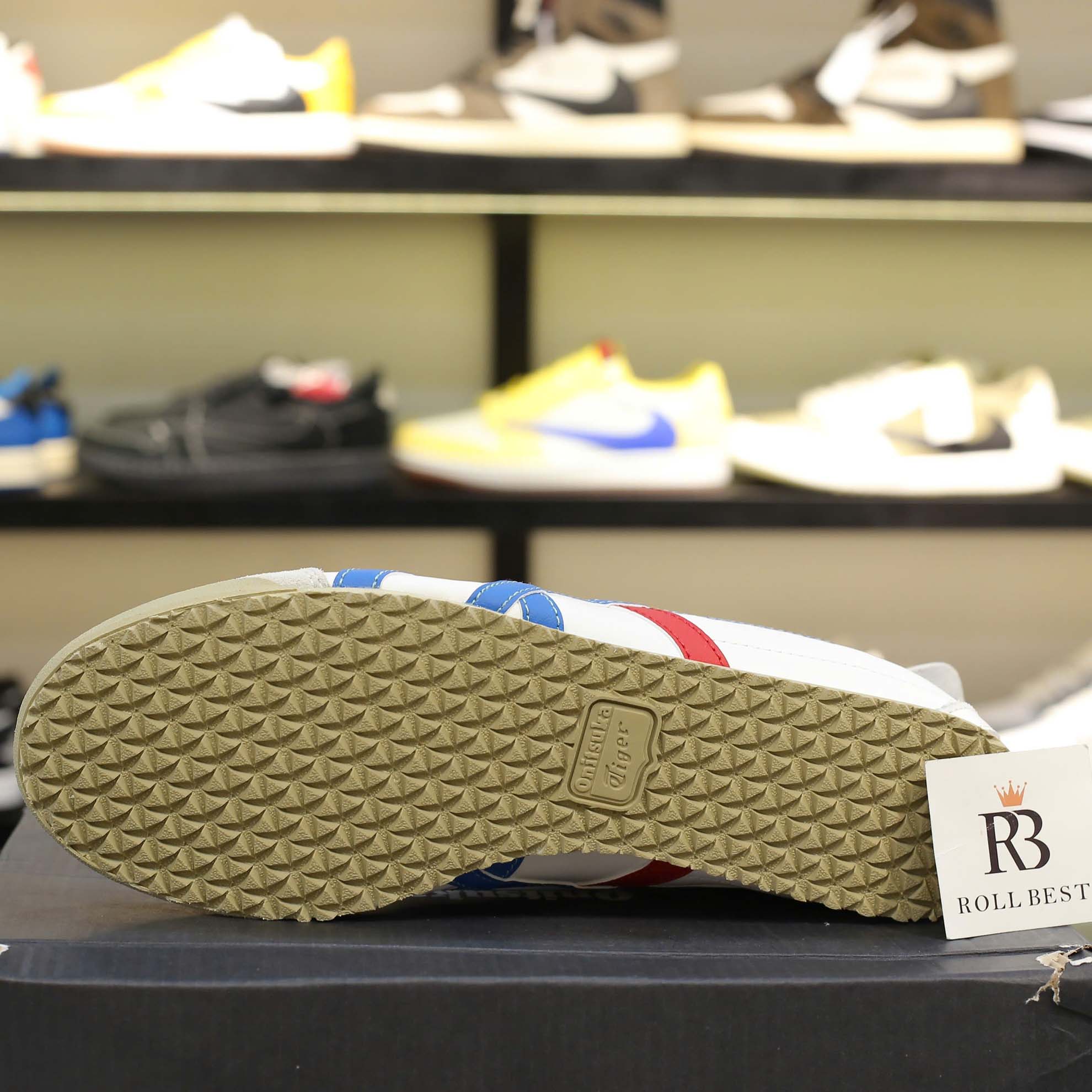 Giày Onitsuka Tiger Mexico 66 Vin Cream Blue Red Best Quality